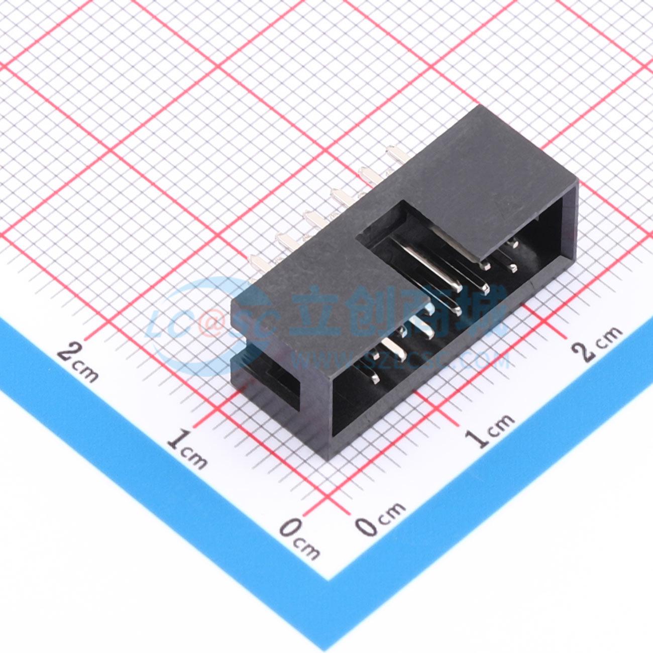 点击查看大图 LAIL-SI-2.54-2X6P-ZC实物图