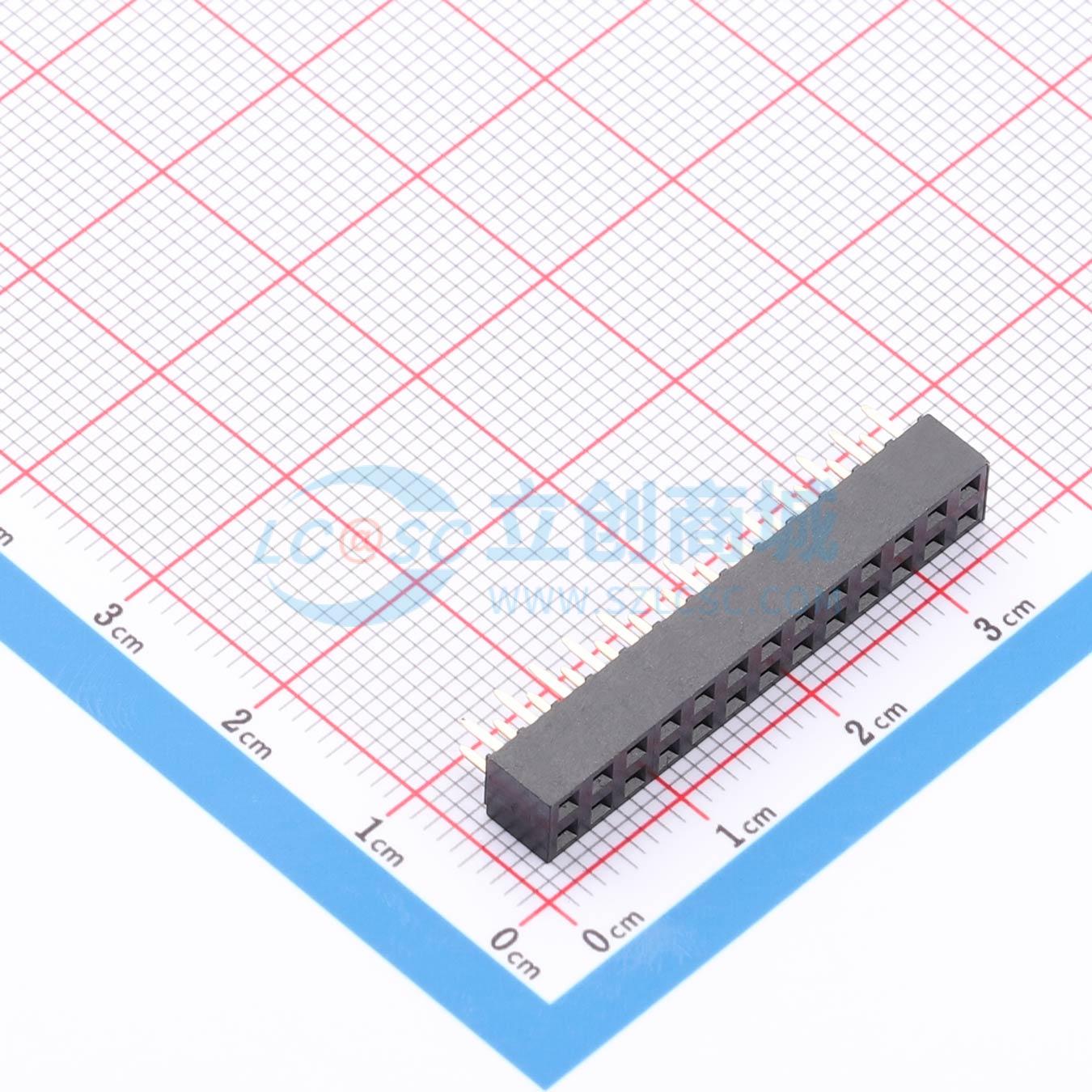 点击查看大图 KH-2.54FH-2X13P-H5.0实物图