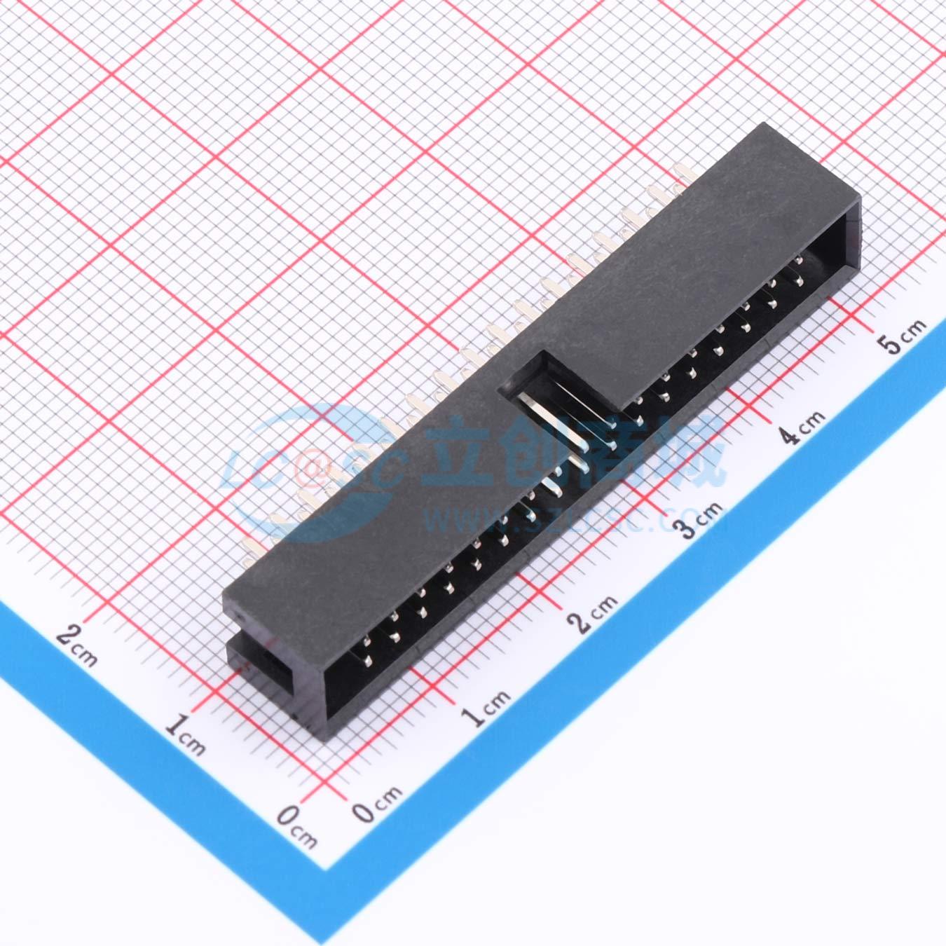点击查看大图 LAIL-SI-2.54-2X17P-ZC实物图