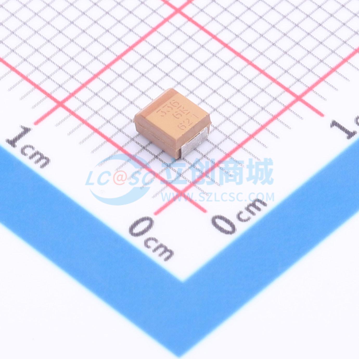 点击查看大图 T491B336K006AT实物图