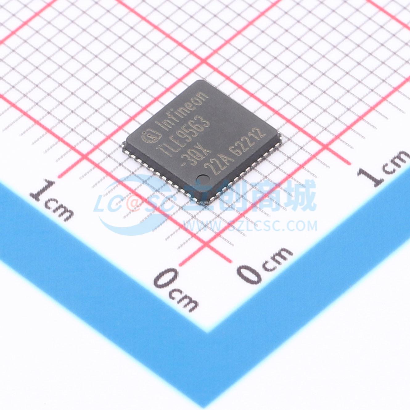 点击查看大图 TLE95633QXXUMA1实物图