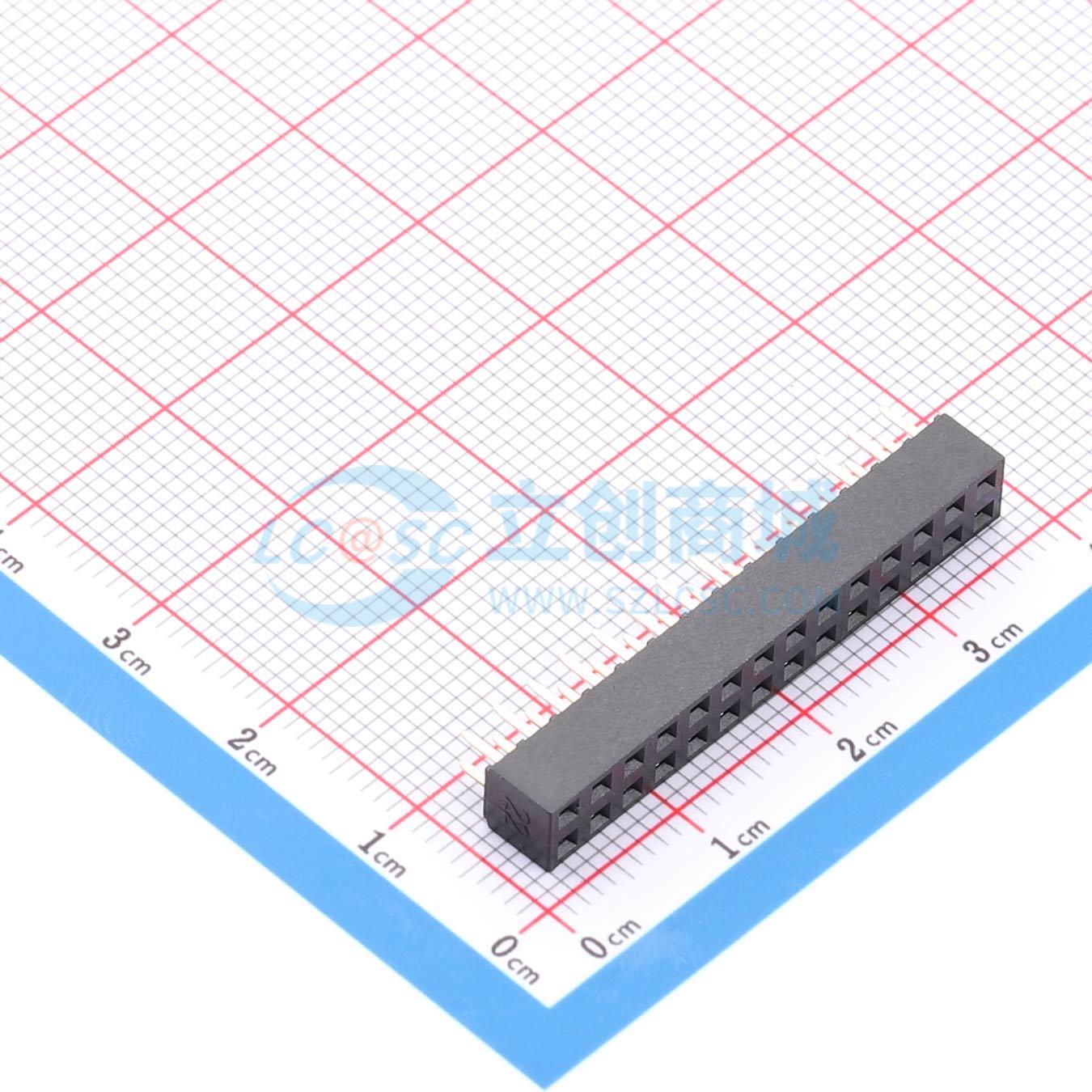 点击查看大图 KH-2.54FH-2X14P-H5.0实物图