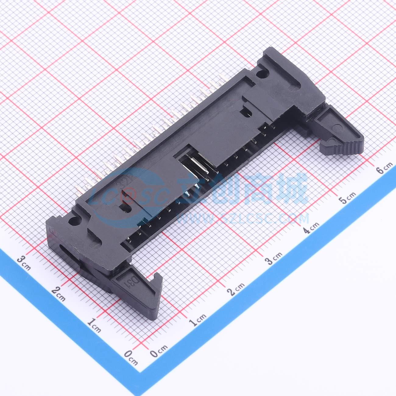 点击查看大图 KH-2.54DC2-2X16P-H17实物图