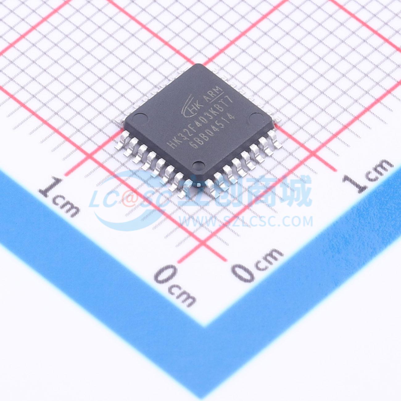 点击查看大图 HK32F403KBT7实物图
