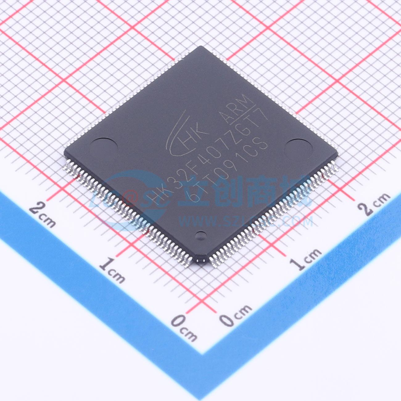 点击查看大图 HK32F407ZGT7实物图