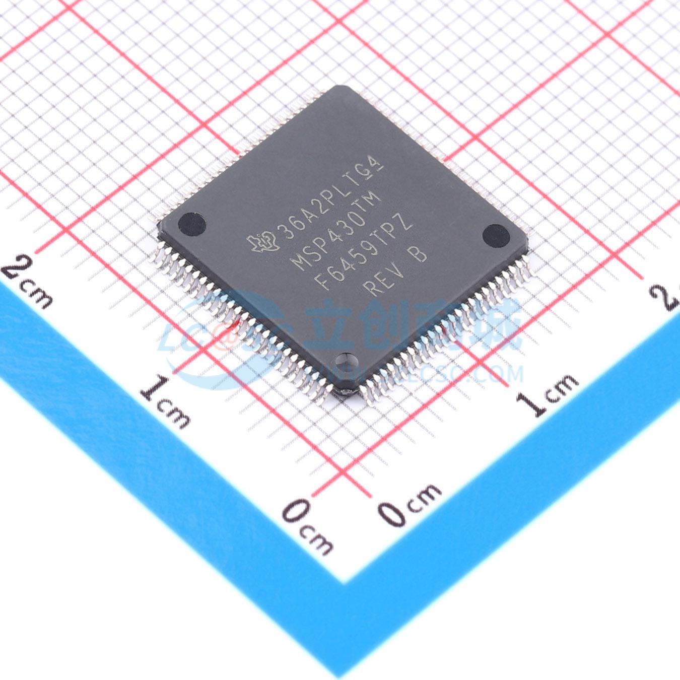 点击查看大图 MSP430F6459TPZR实物图