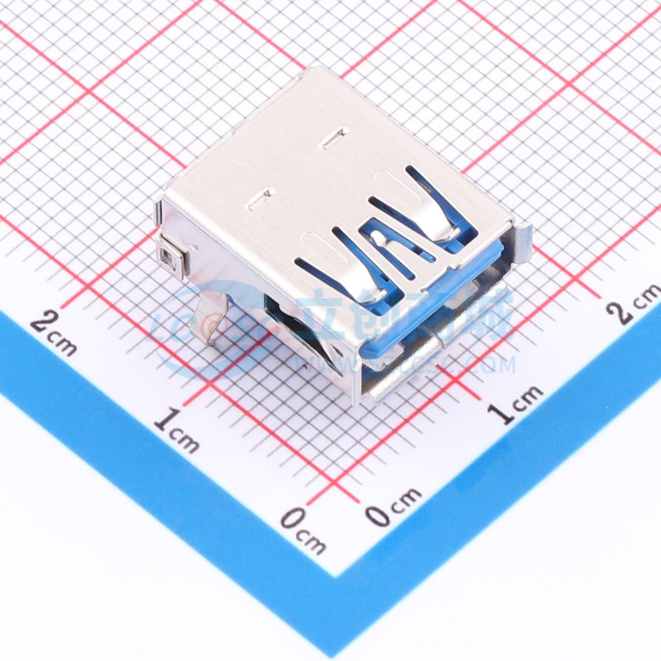 点击查看大图 LAIL-USB-TYPE-A-9PIN-02-WC实物图