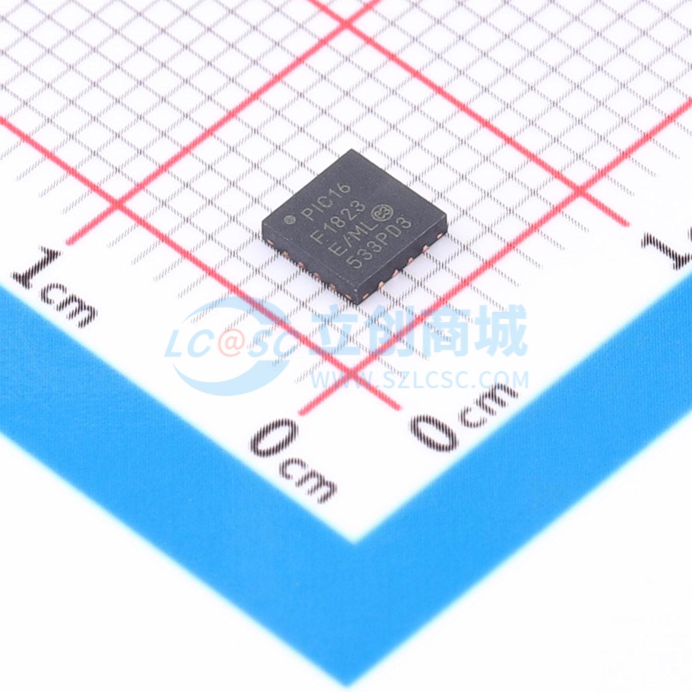 点击查看大图 PIC16F1823-E/ML实物图
