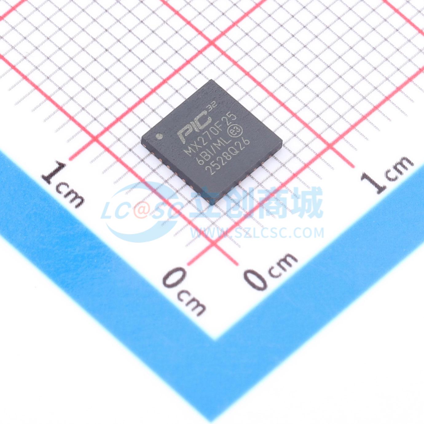 点击查看大图 PIC32MX270F256B-I/ML实物图