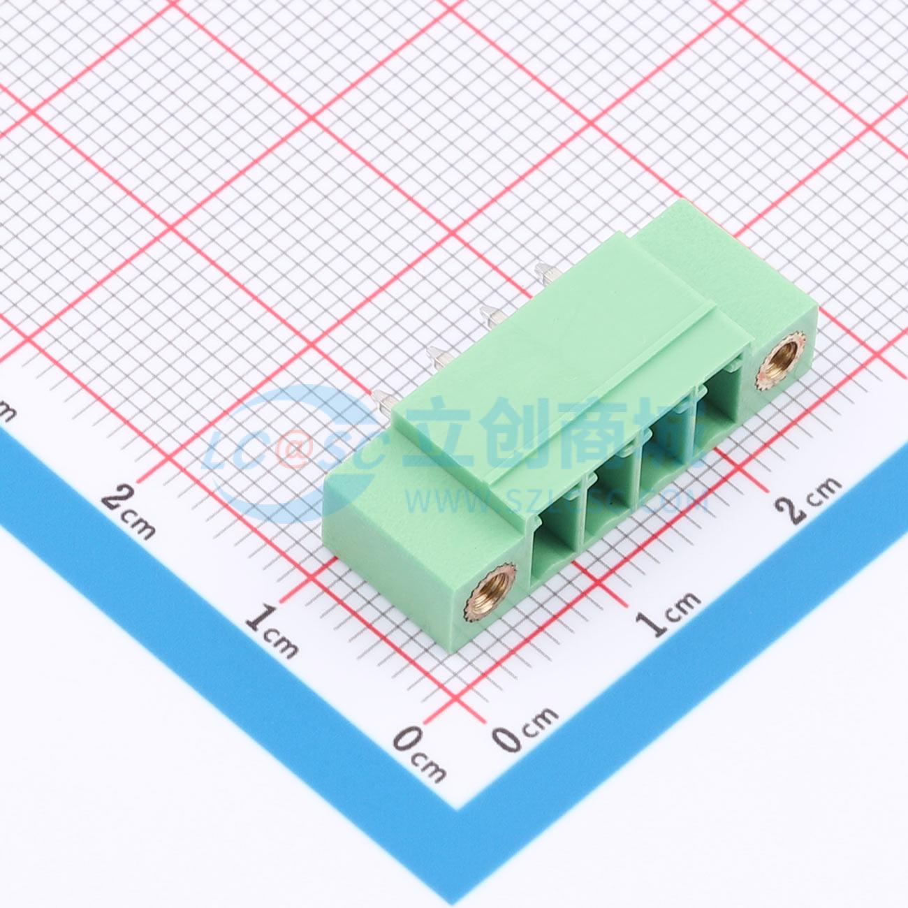 点击查看大图 LAIL-PTB3.81-4P-GN-02S-ZC实物图
