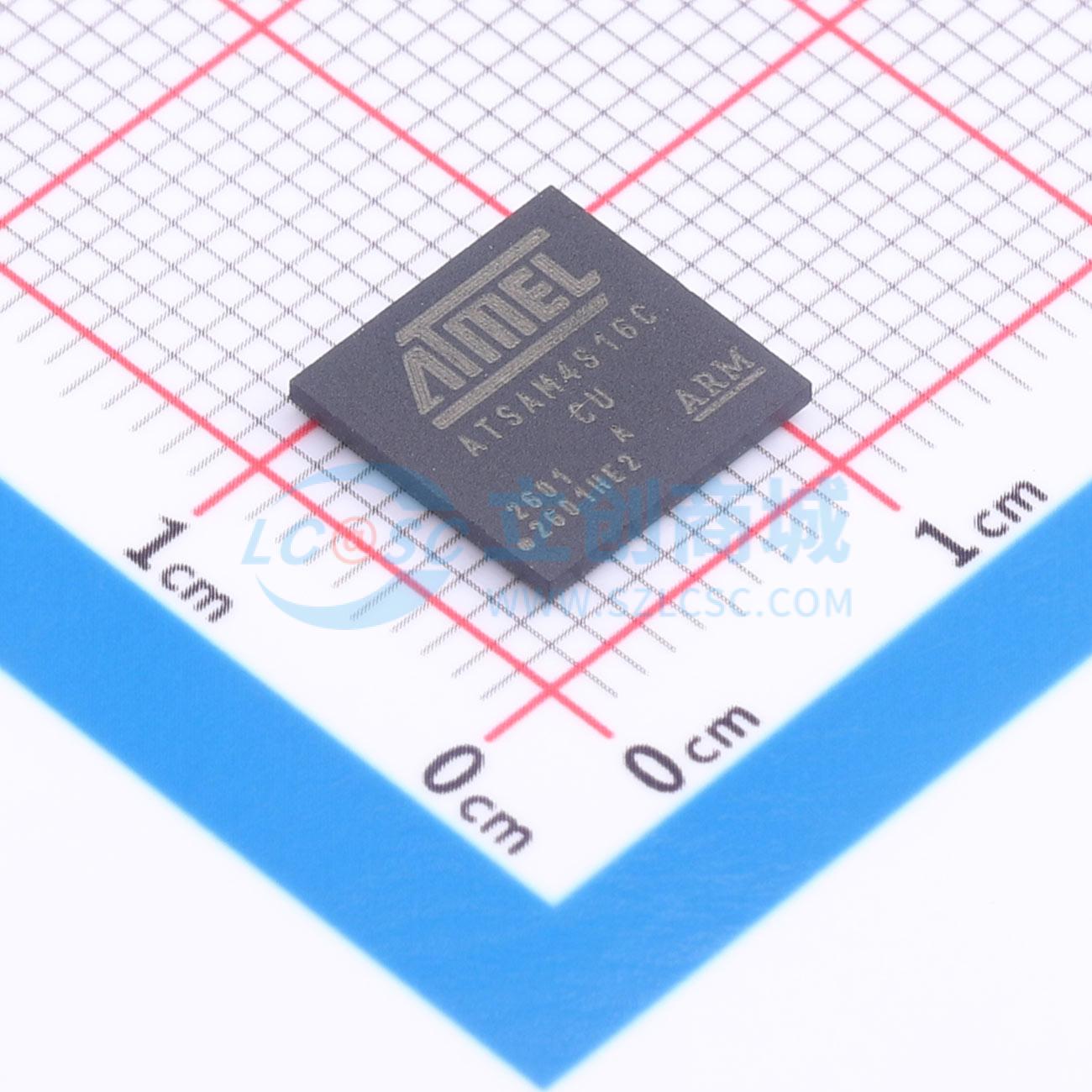 点击查看大图 ATSAM4S16CA-CU实物图