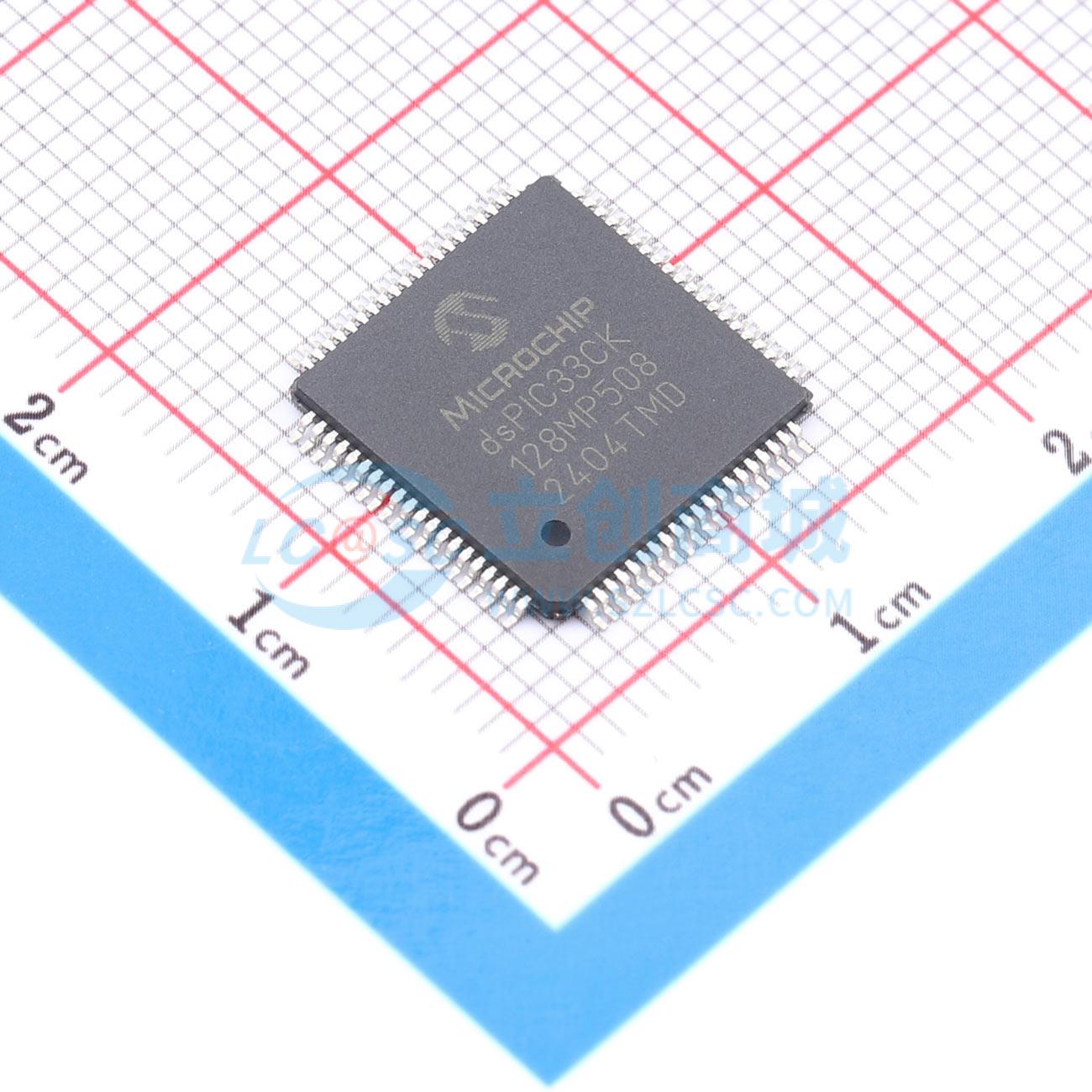 点击查看大图 dsPIC33CK128MP508-E/PT实物图
