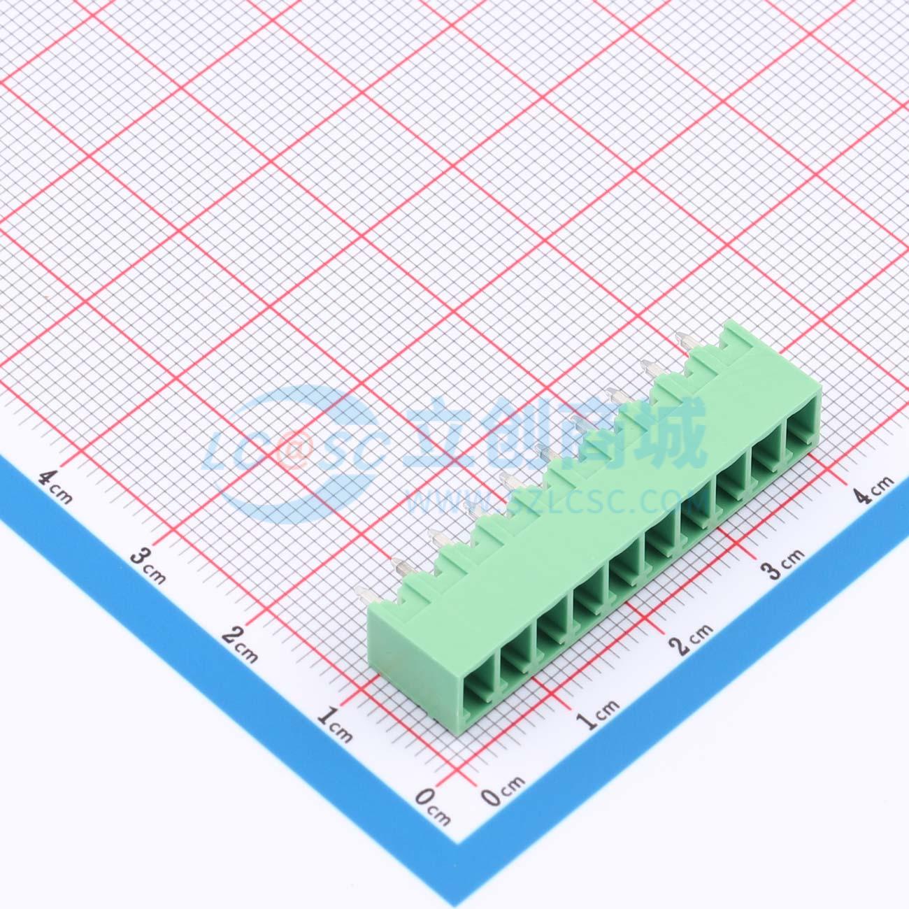 点击查看大图 LAIL-PTB3.81-10P-GN-01-ZC实物图