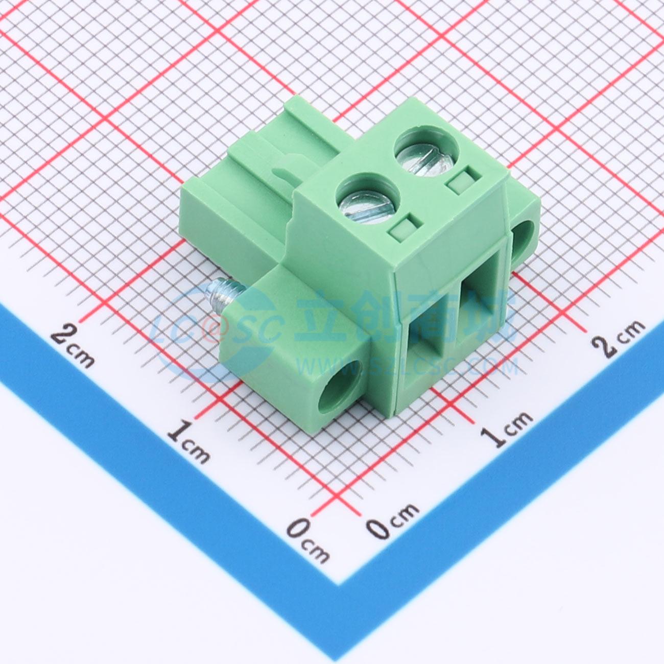 点击查看大图 LAIL-PTB5.08-2P-GN-01S-MC实物图