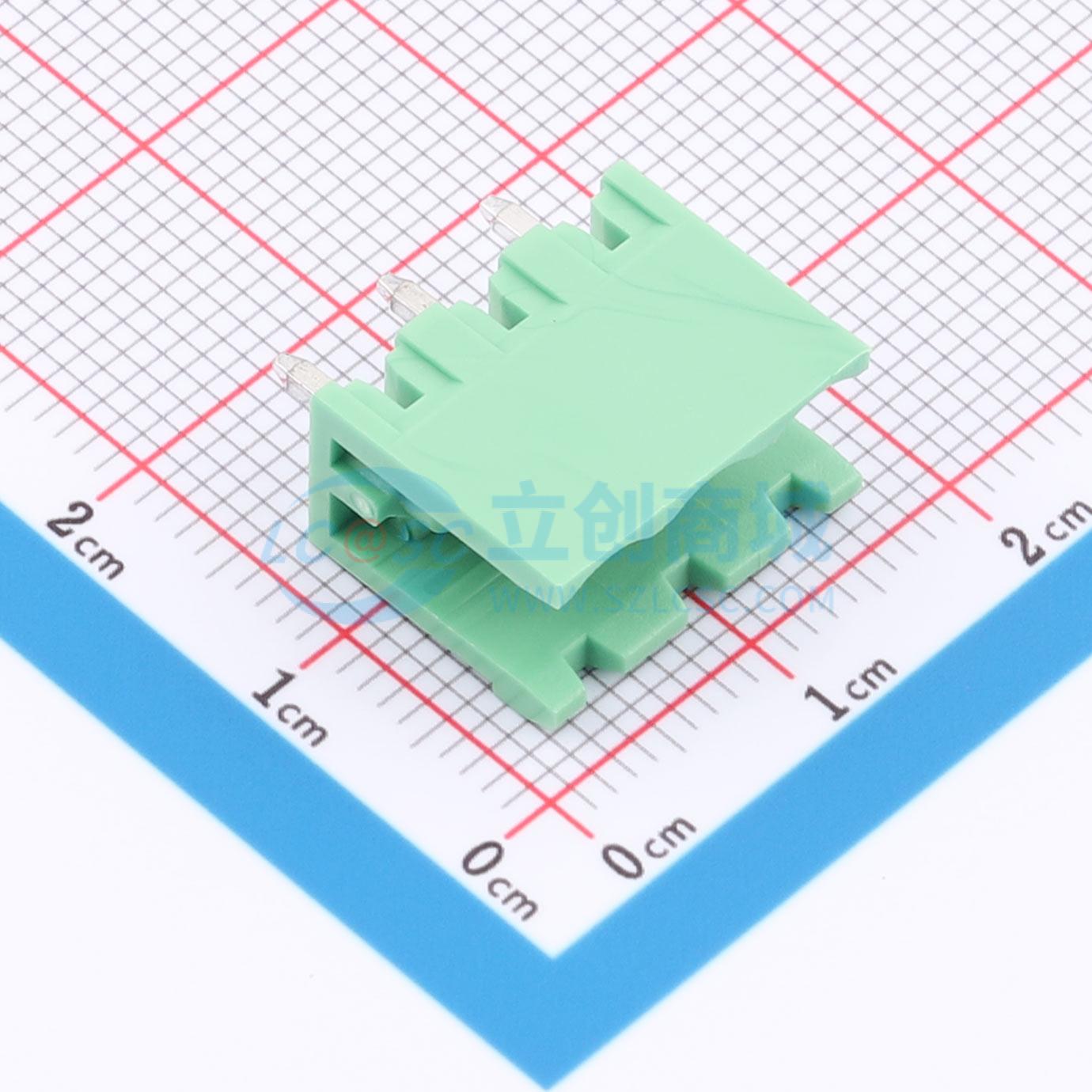 点击查看大图 LAIL-PTB5.08-3P-GN-02-ZC实物图