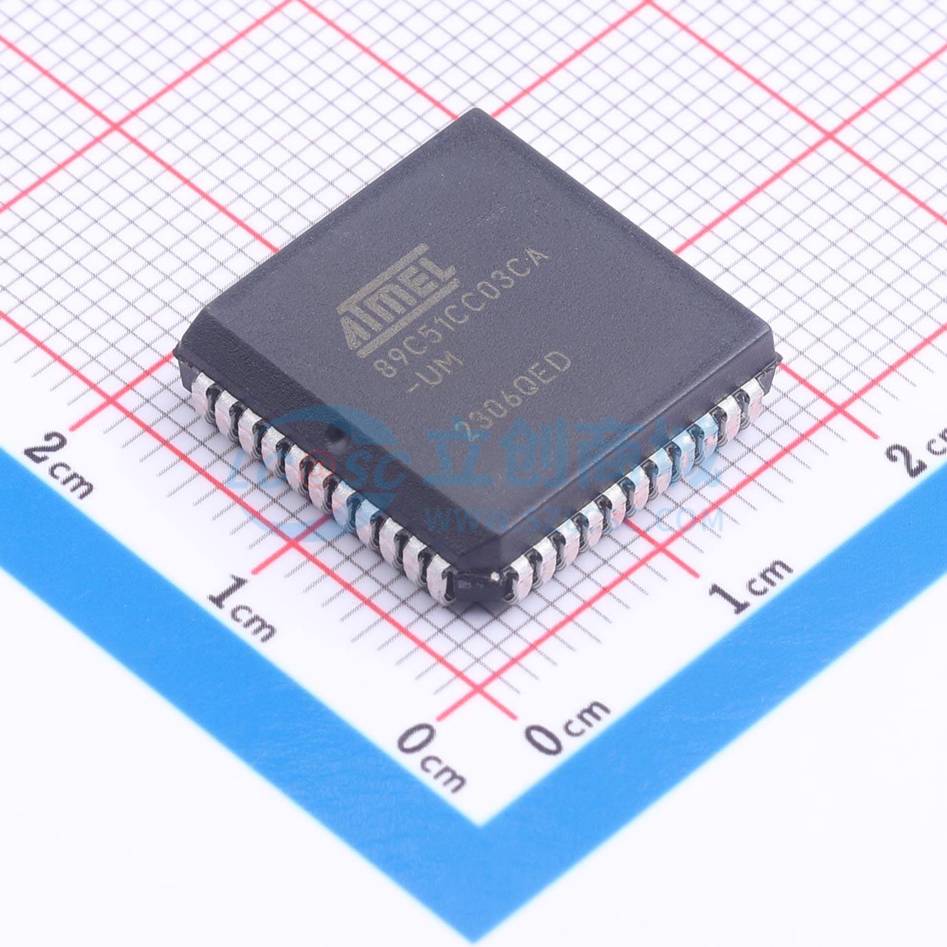 点击查看大图 AT89C51CC03CA-SLRUM实物图