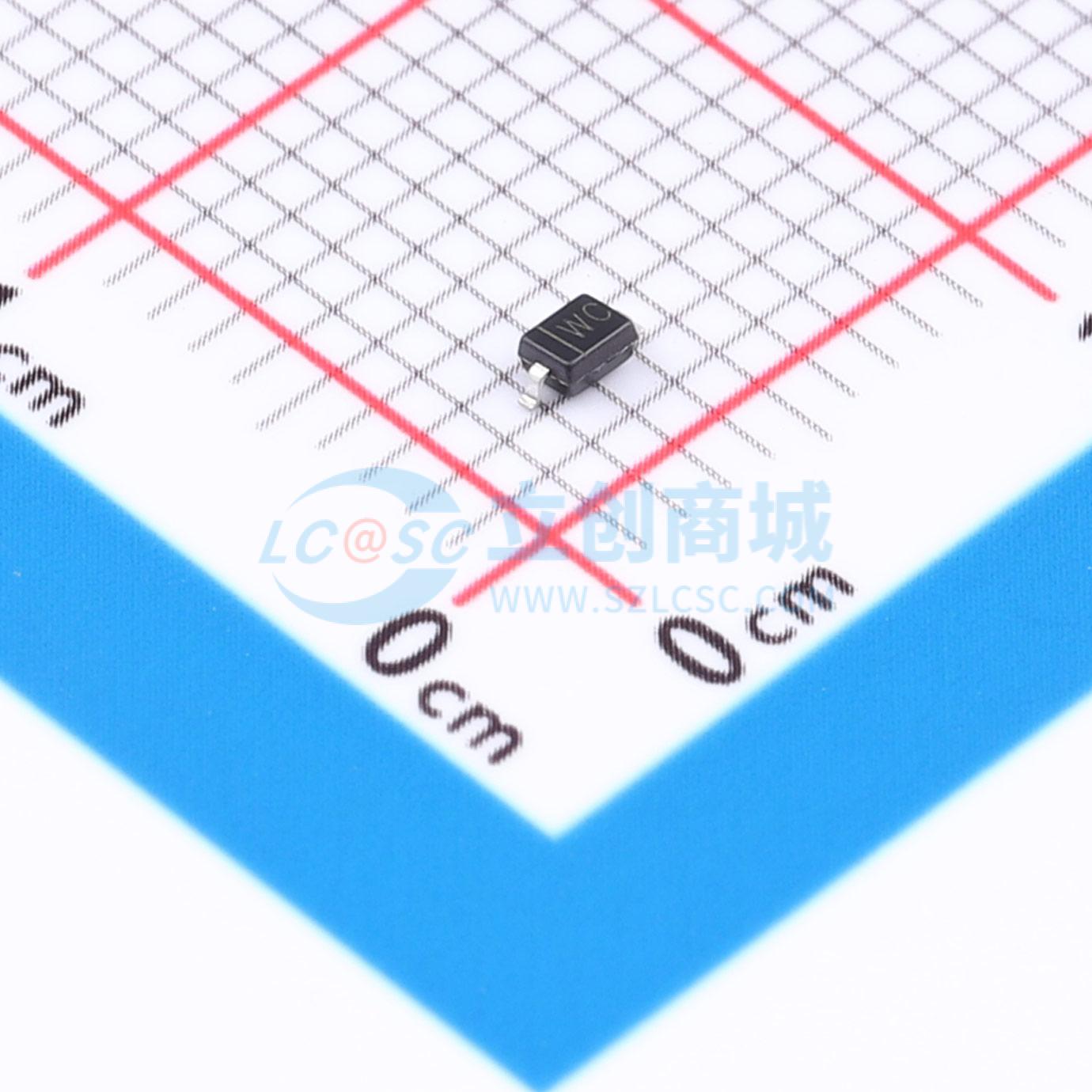 点击查看大图 BZT52C7V5S实物图