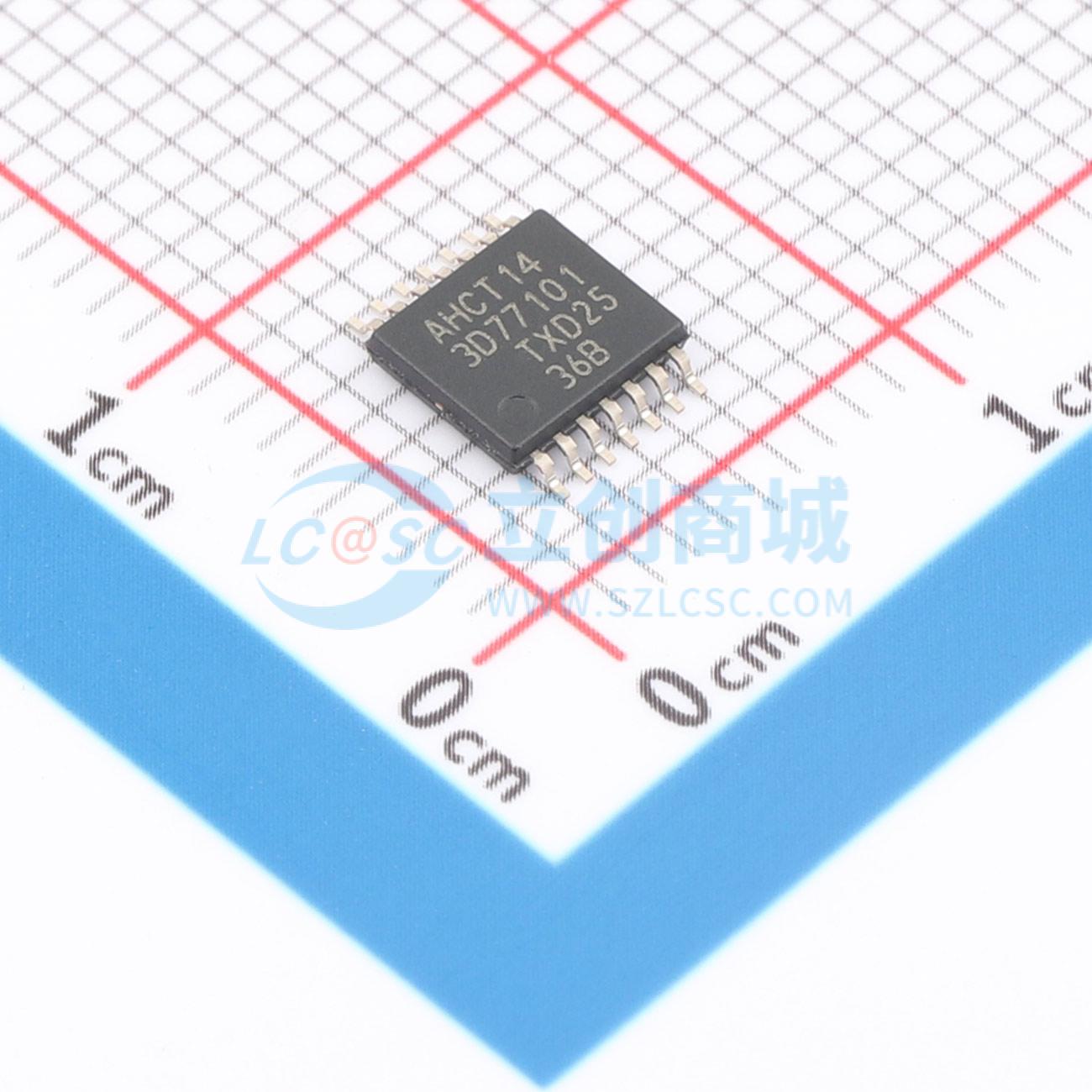点击查看大图 74AHCT14PW-Q100,11实物图