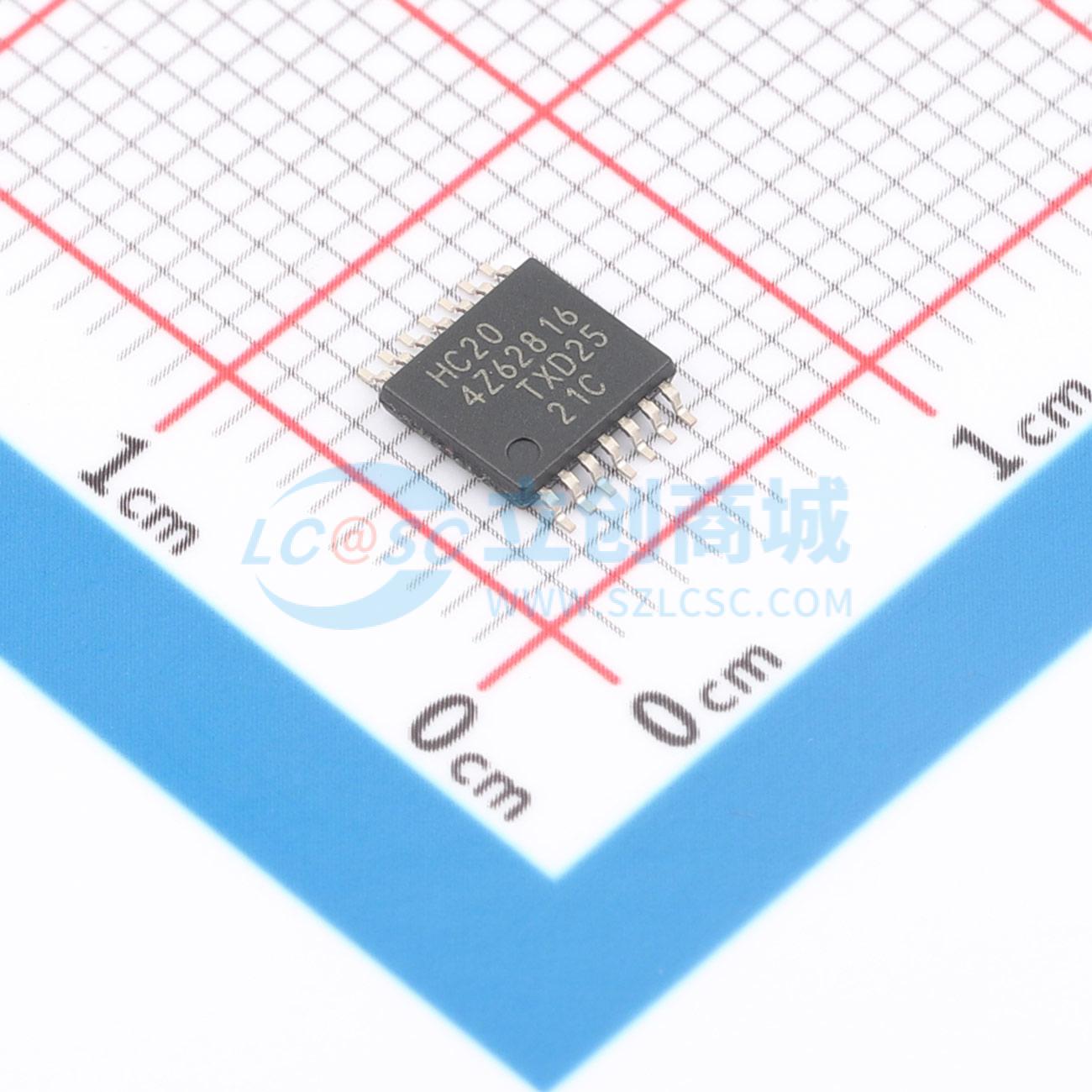 点击查看大图 74HC20PW-Q100,118实物图