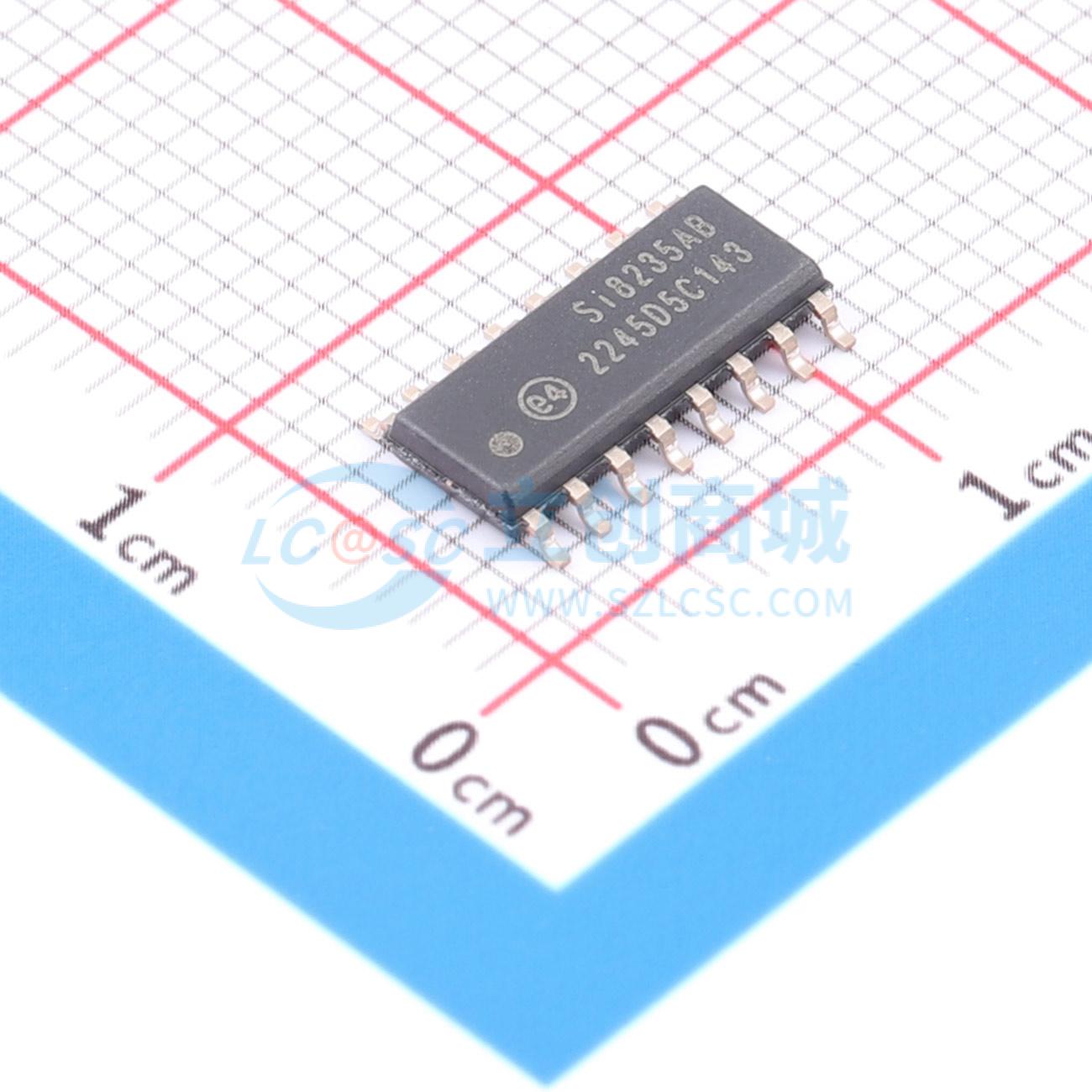 点击查看大图 SI8235AB-D-IS1实物图
