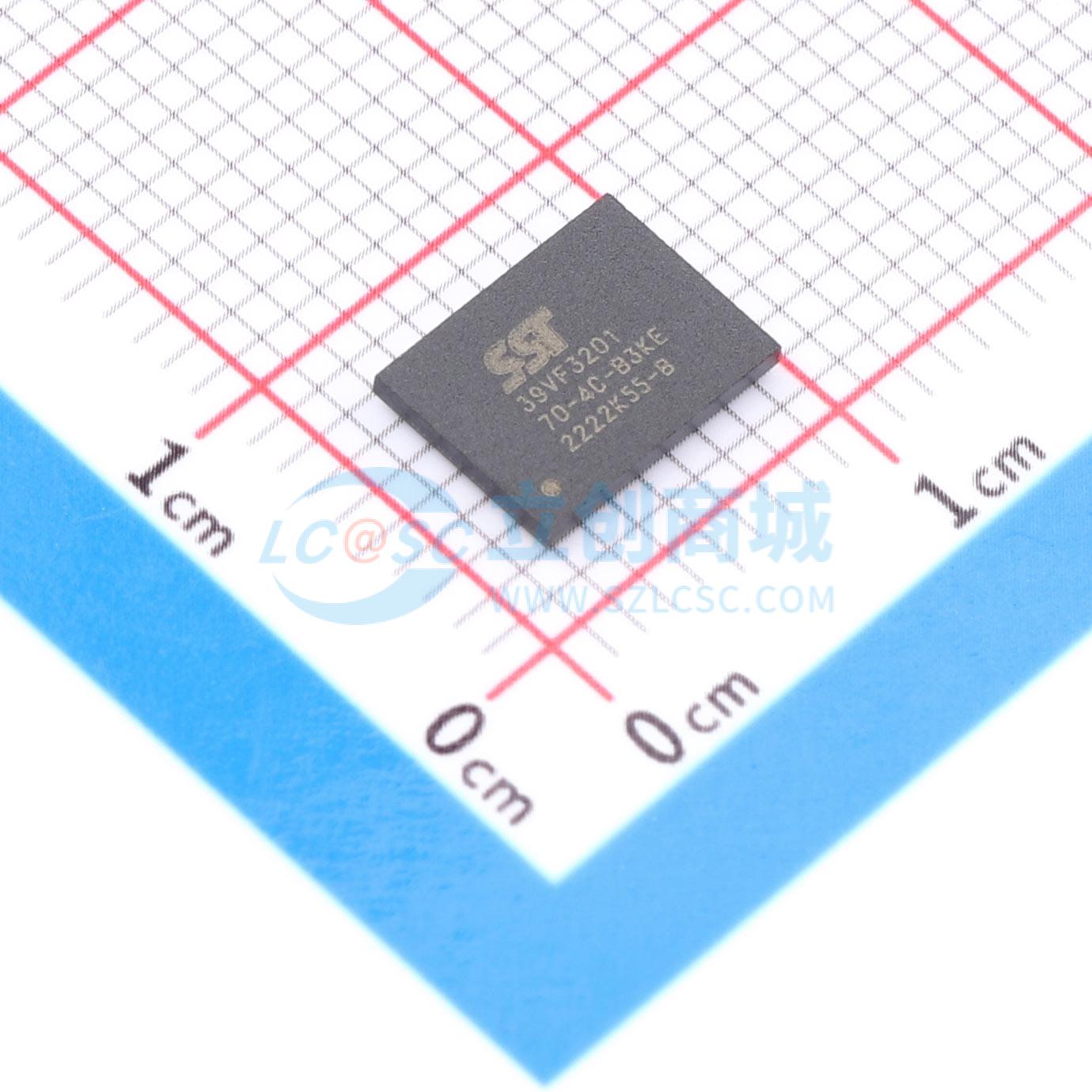 点击查看大图 SST39VF3201-70-4C-B3KE实物图