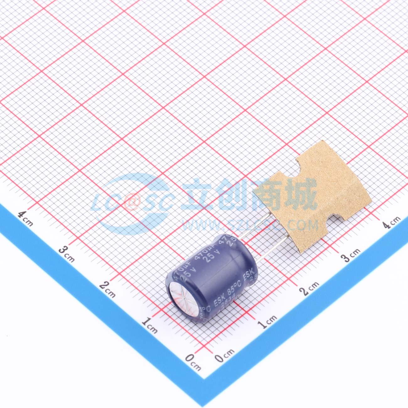 点击查看大图 ESK477M025AH1EA实物图