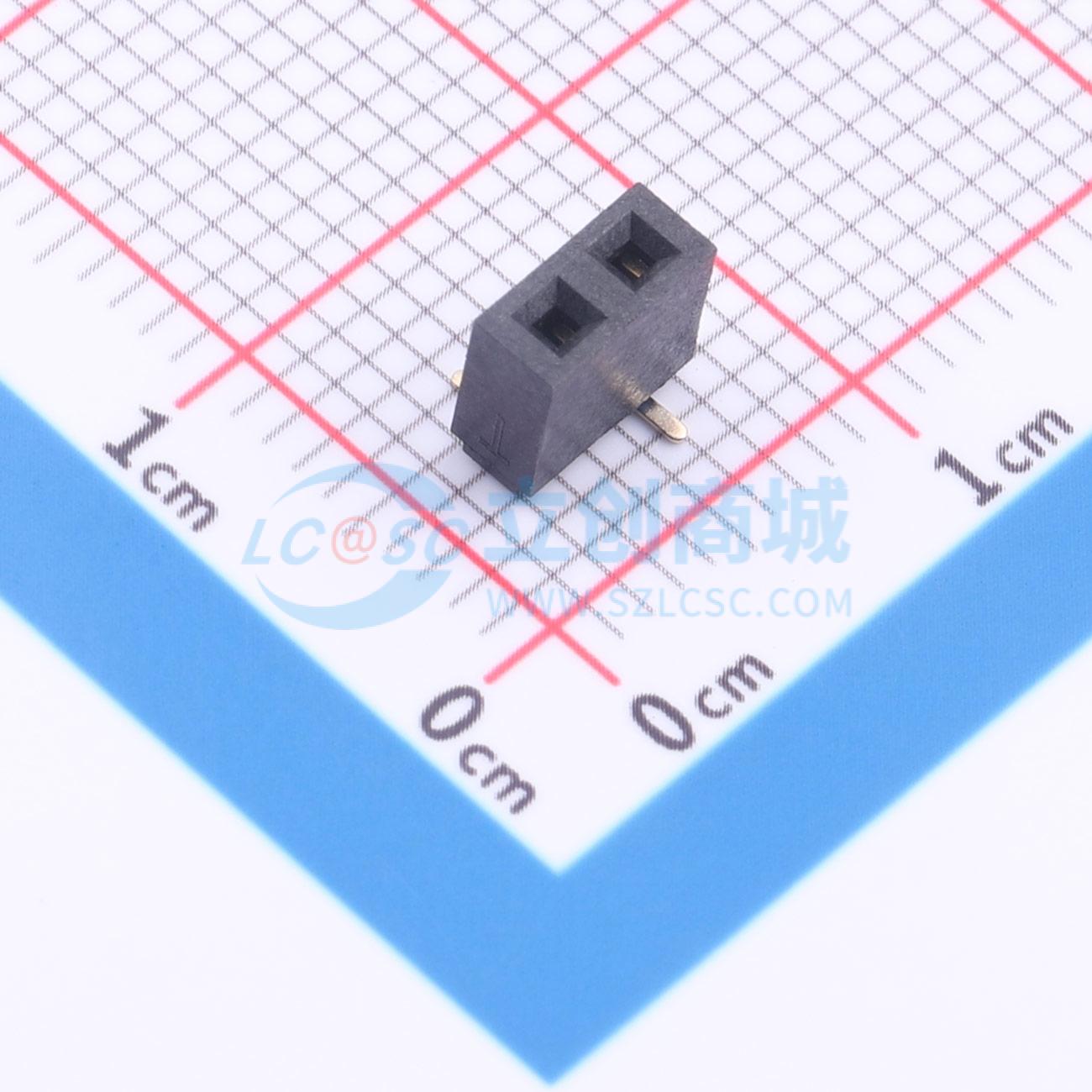 点击查看大图 PM2.54-1x2PLT-H5.0-R实物图