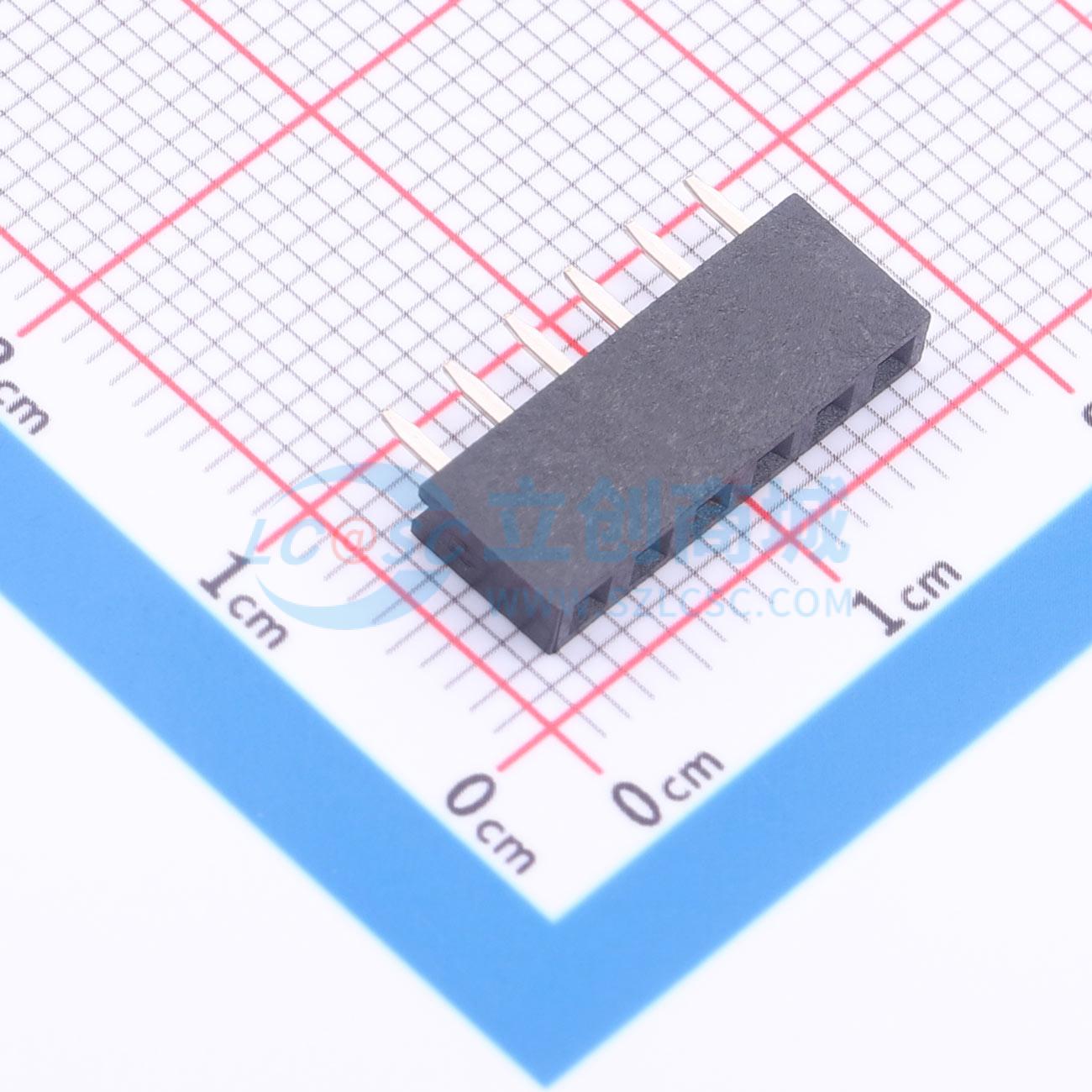 点击查看大图 PM2.54-1x6PZZ-H5.7实物图