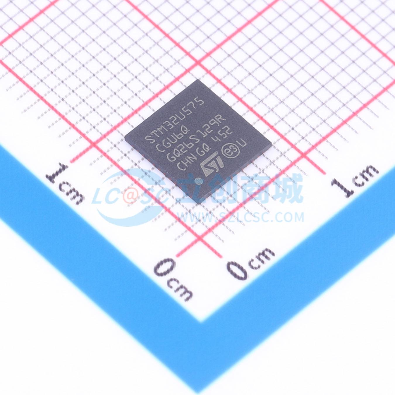 点击查看大图 STM32U575CGU6Q实物图