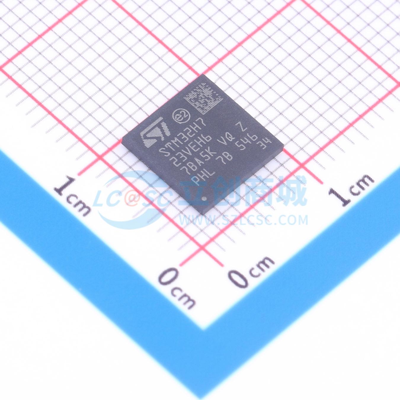 点击查看大图 STM32H723VEH6实物图