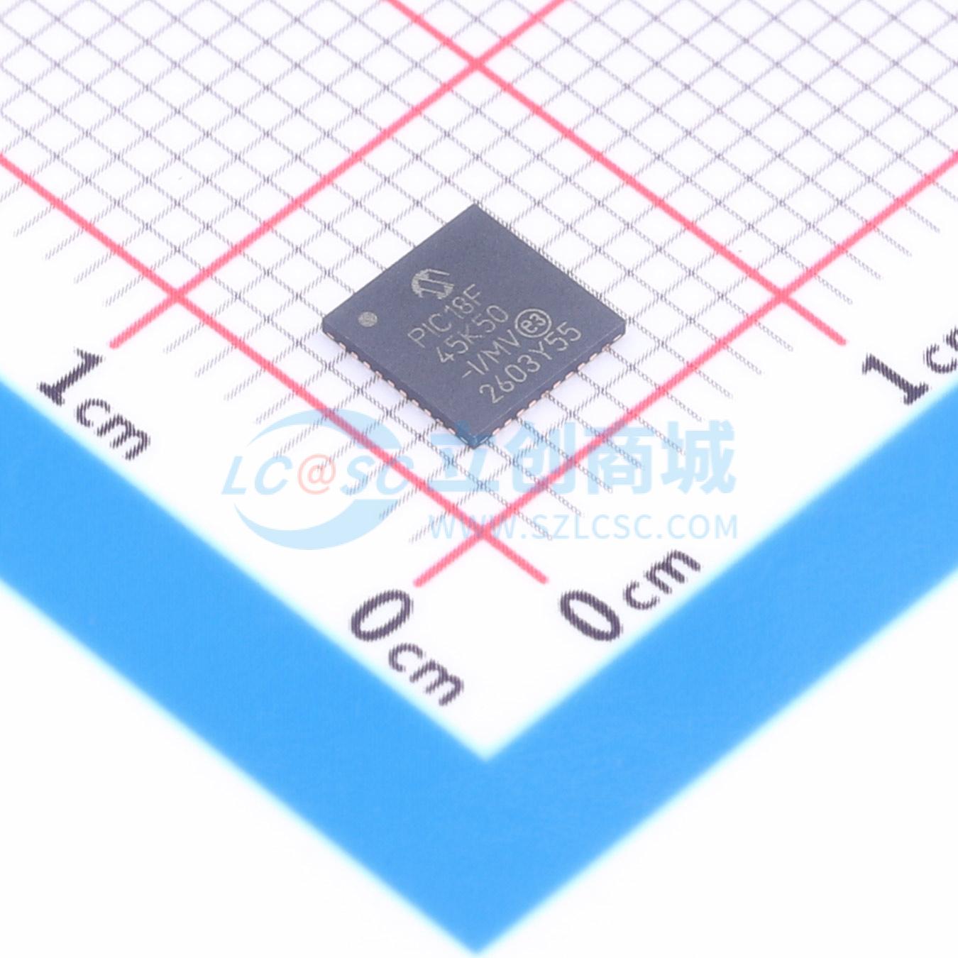 点击查看大图 PIC18F45K50T-I/MV实物图