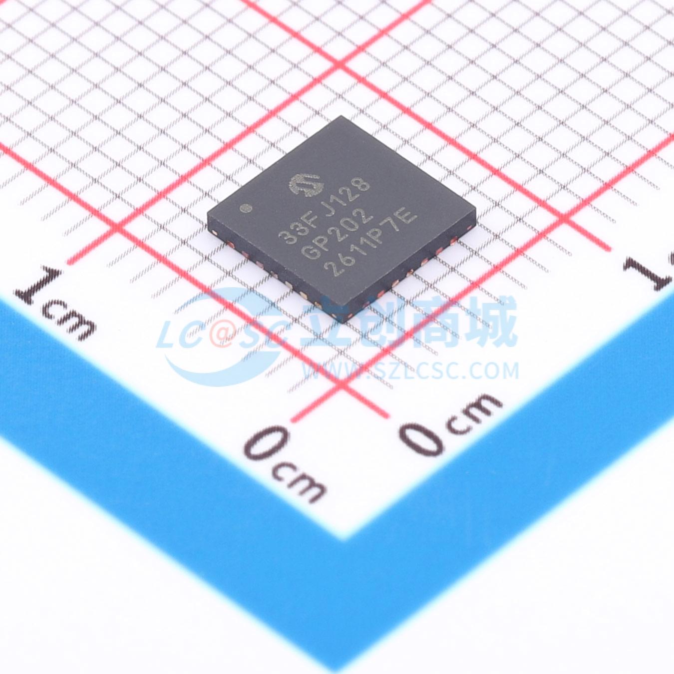 点击查看大图 dsPIC33FJ128GP202-I/MM实物图