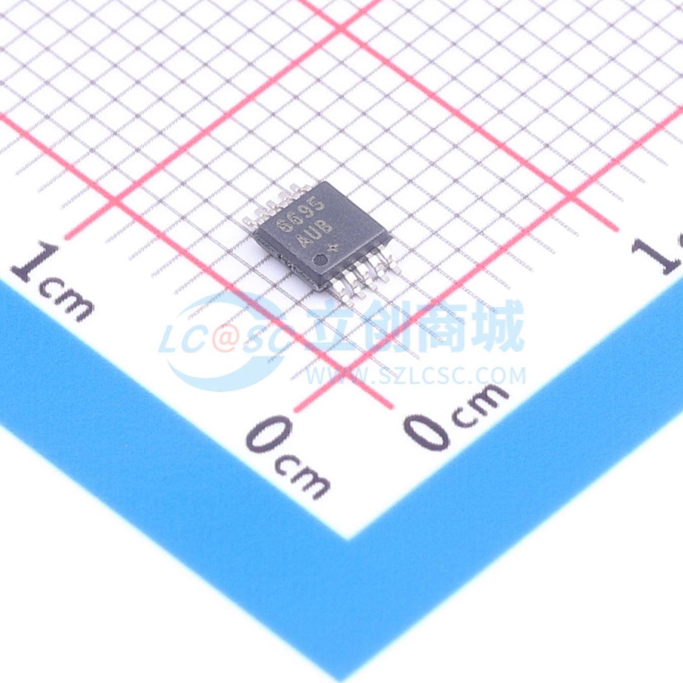 点击查看大图 MAX6695AUB+实物图
