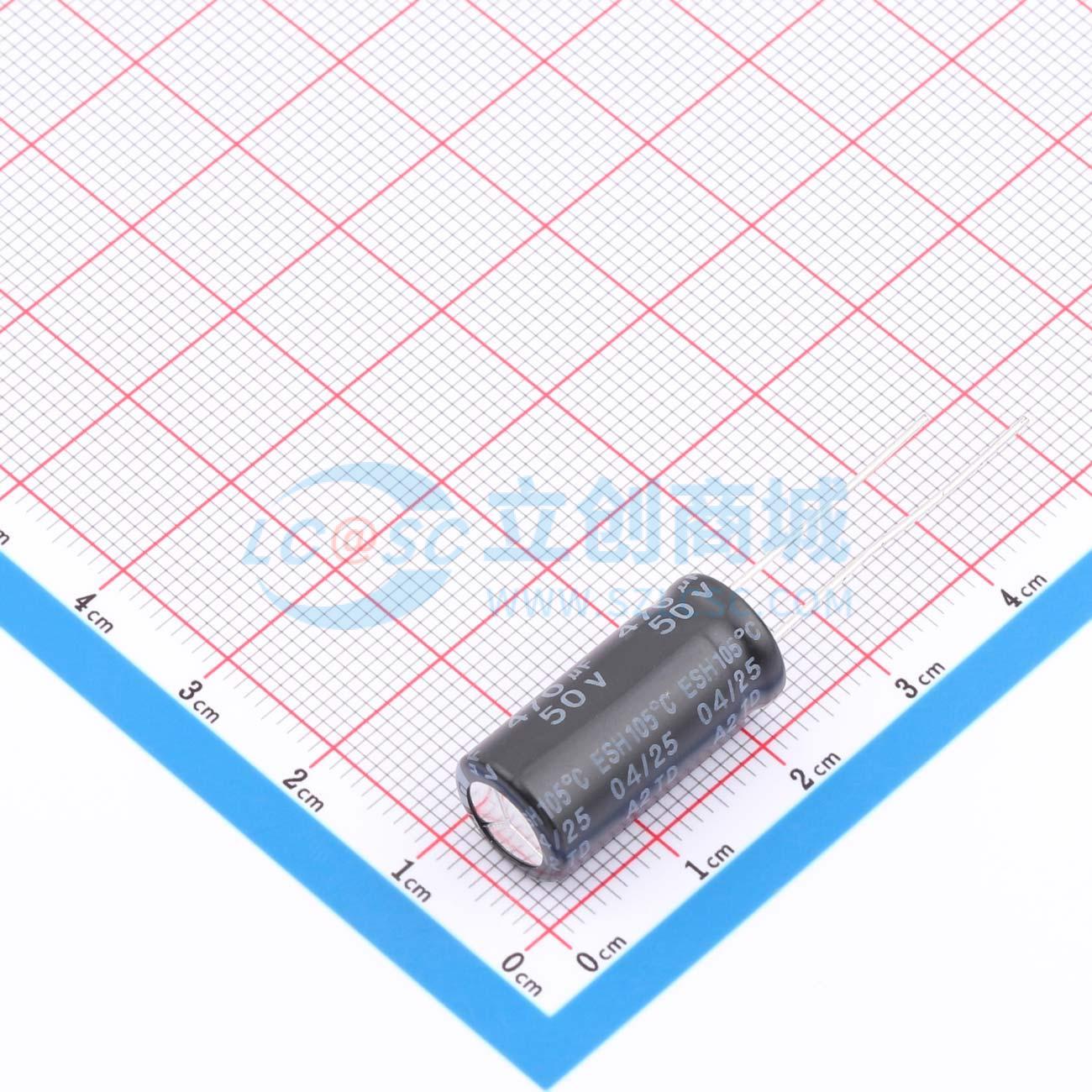 点击查看大图 ESH477M050AH4AA实物图