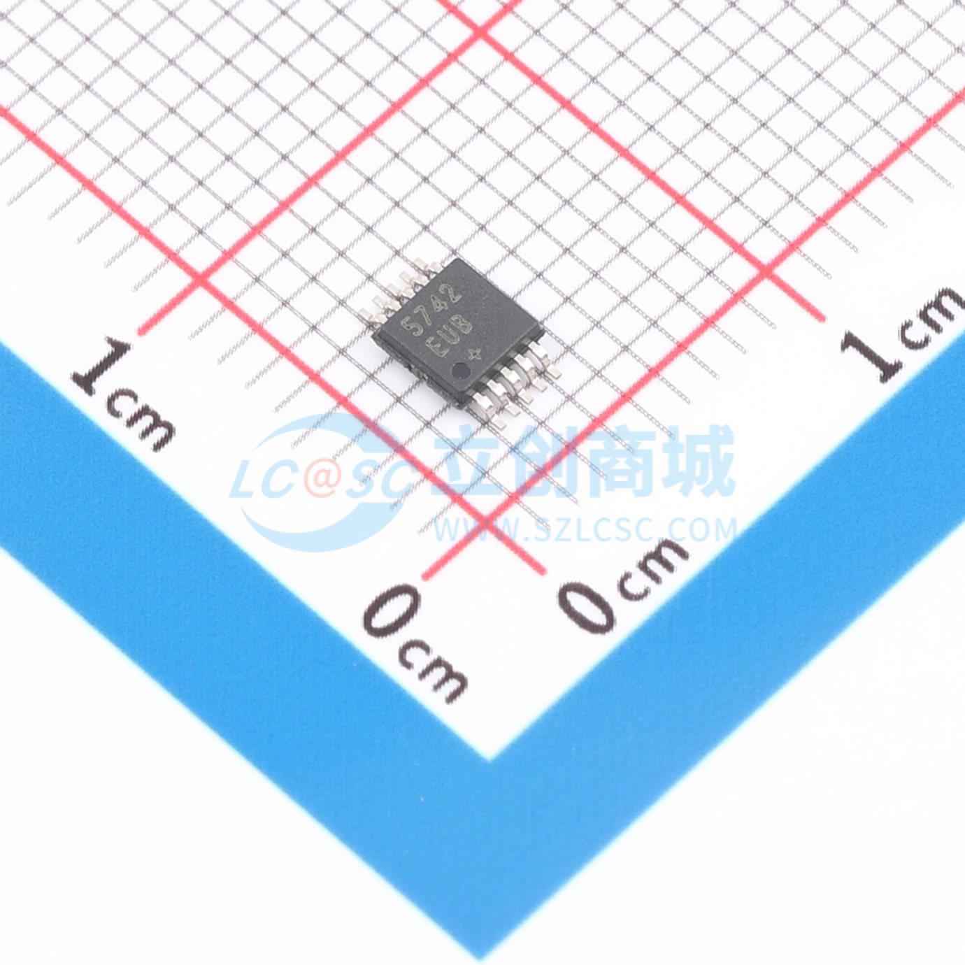 点击查看大图 MAX5742EUB+实物图