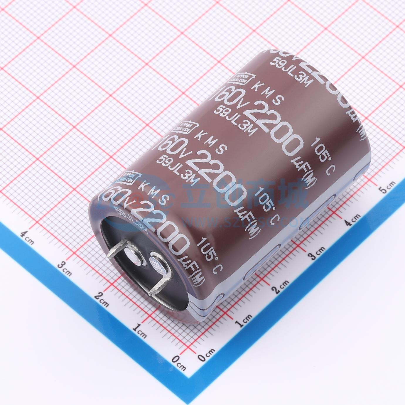点击查看大图 EKMS161VSN222MR45S实物图