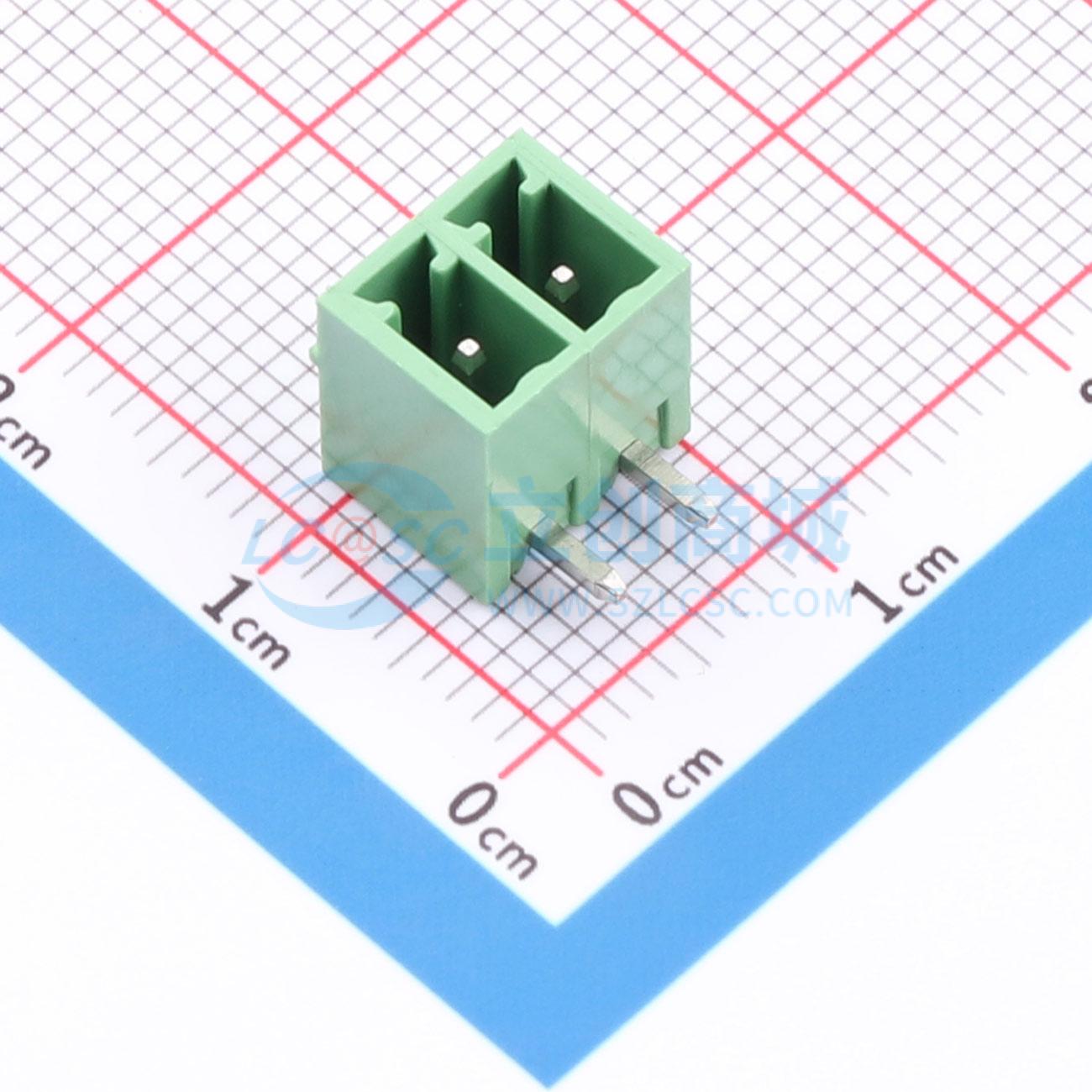 点击查看大图 LXW15EDGRC-3.81-2P实物图