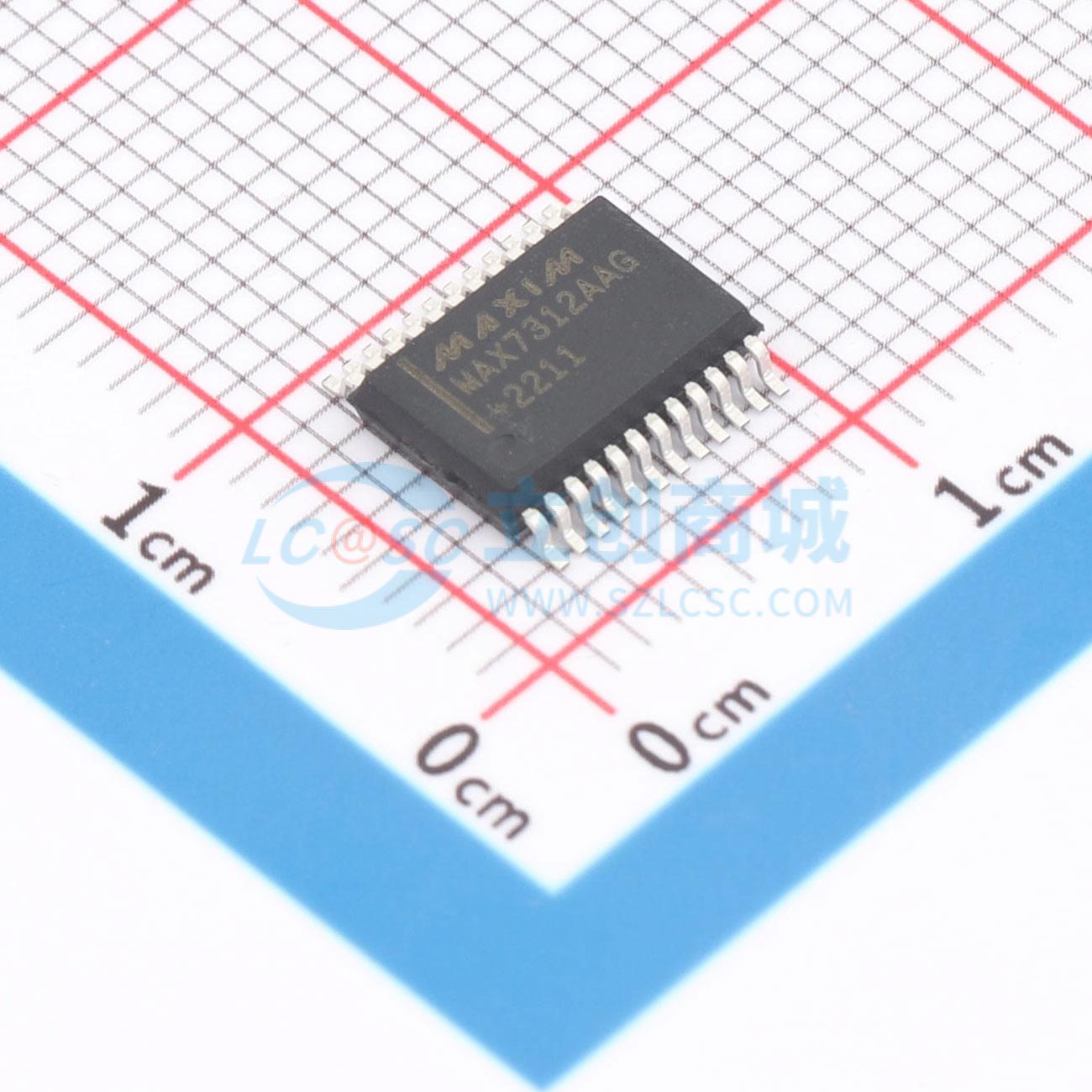 点击查看大图 MAX7312AAG+实物图