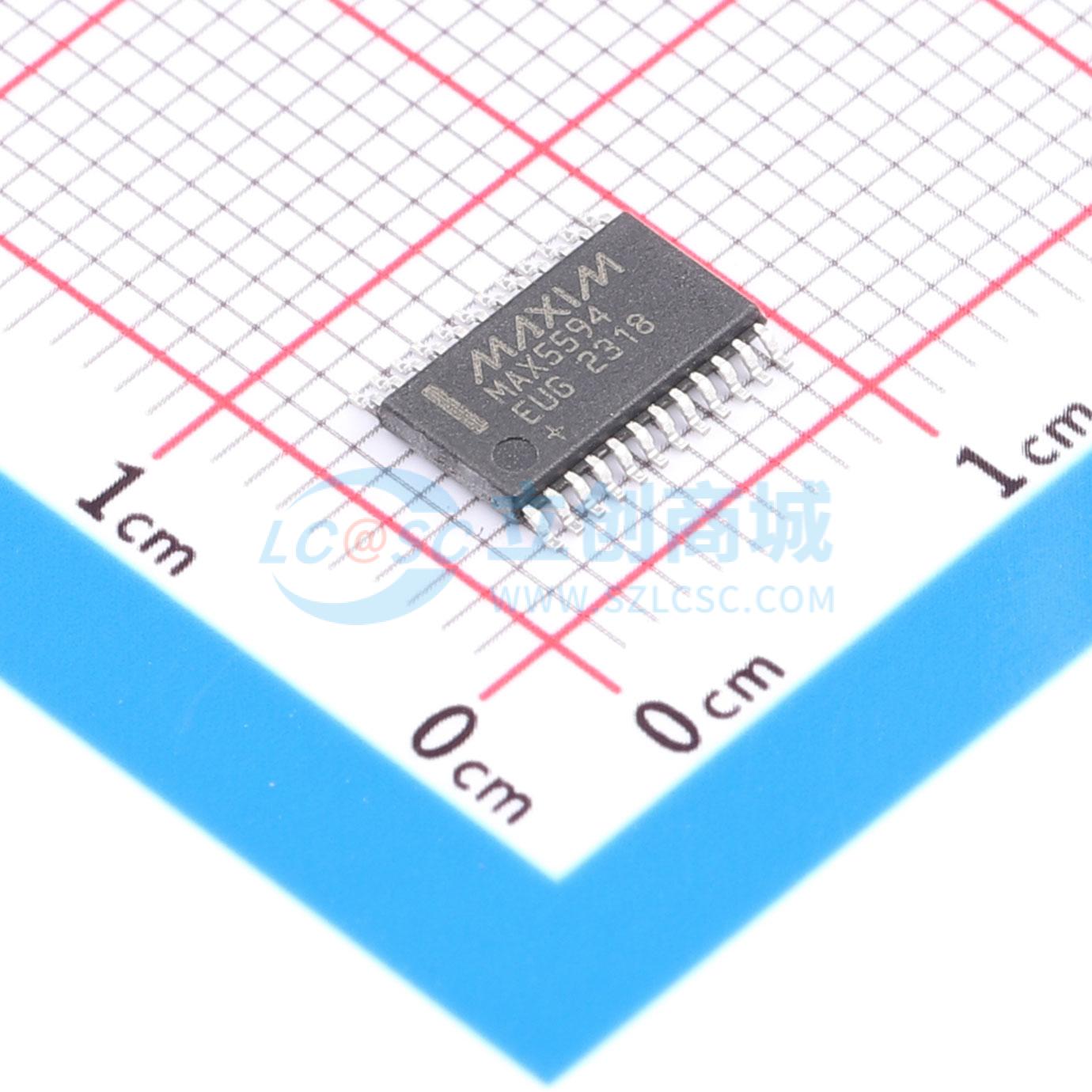 点击查看大图 MAX5594EUG+实物图