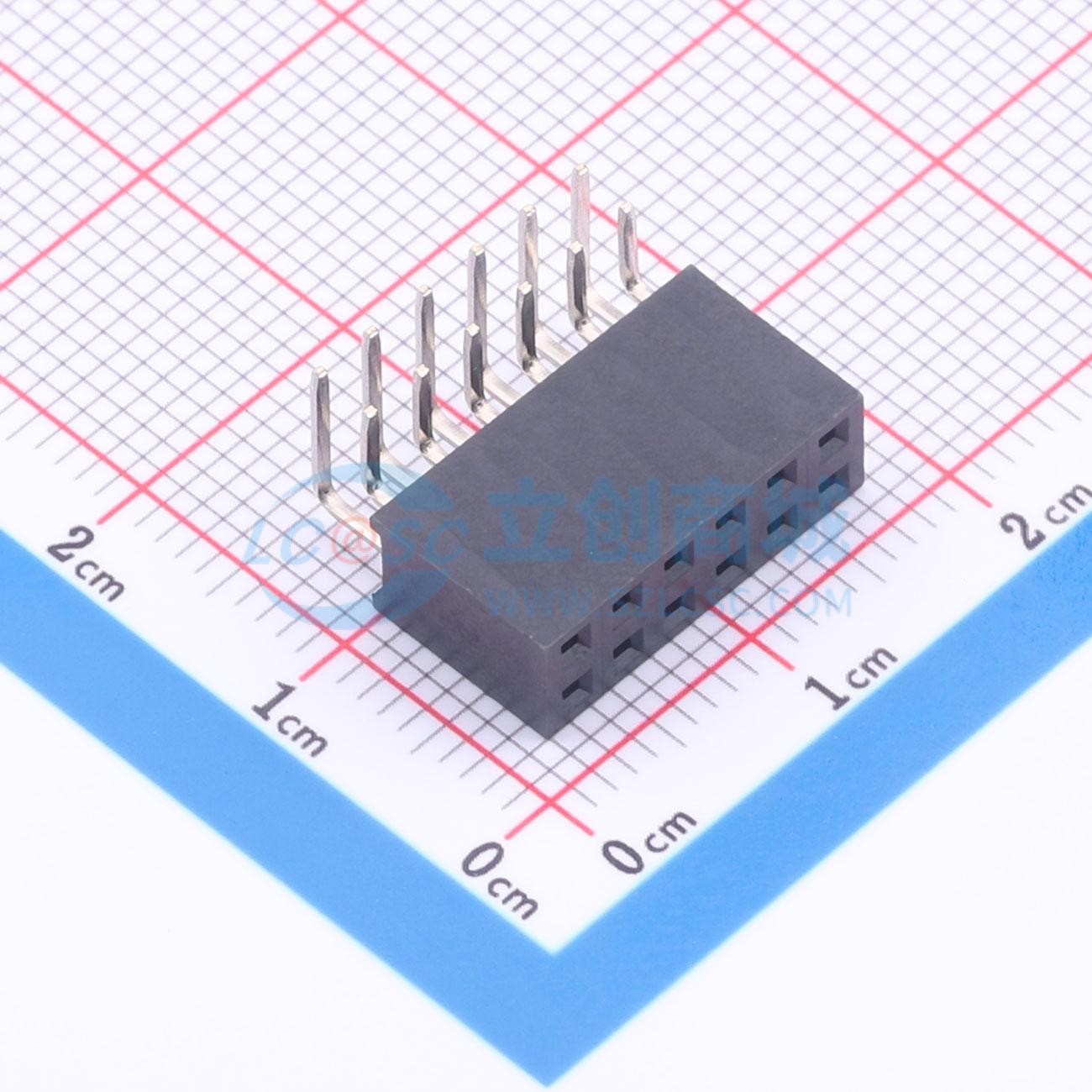 点击查看大图 PM2.54-2x6PWZ-H8.5实物图