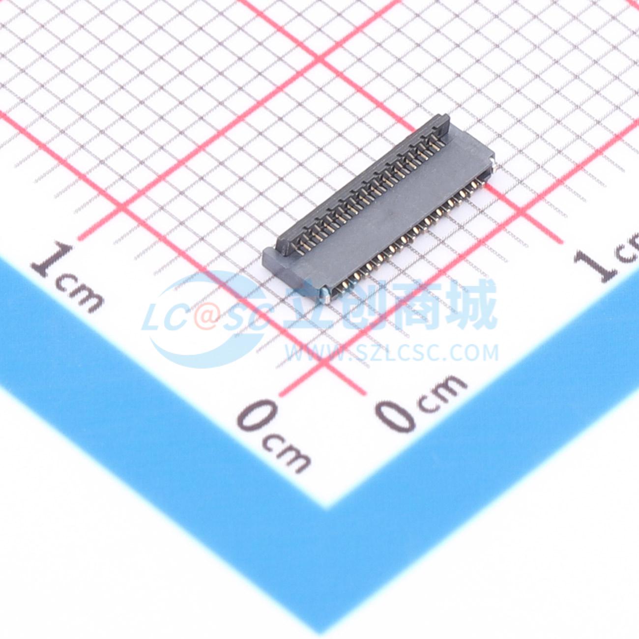 点击查看大图 LXW-FPC35C-25S-0.3SH-01实物图