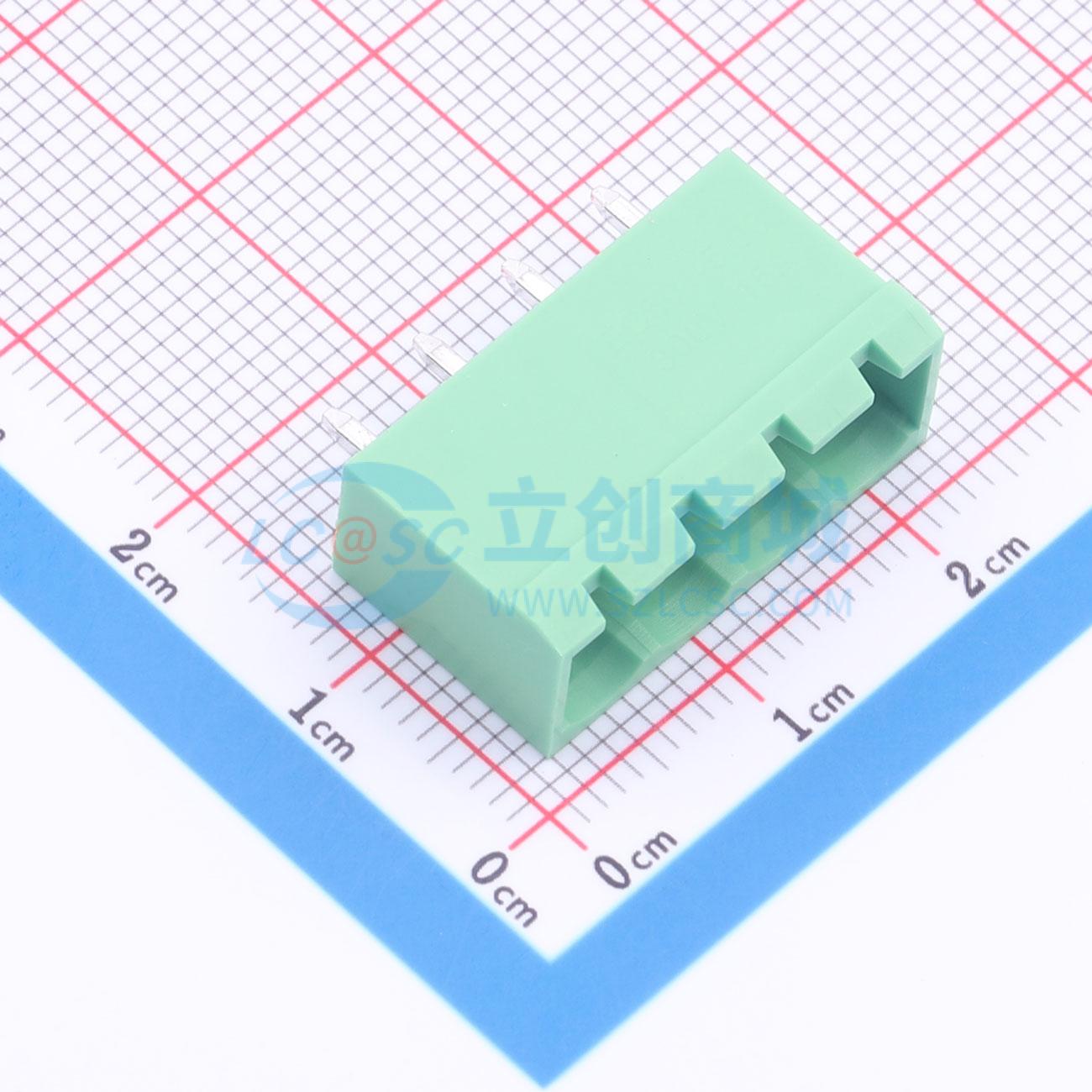 点击查看大图 LAIL-PTB5.08-4P-GN-01-ZC实物图