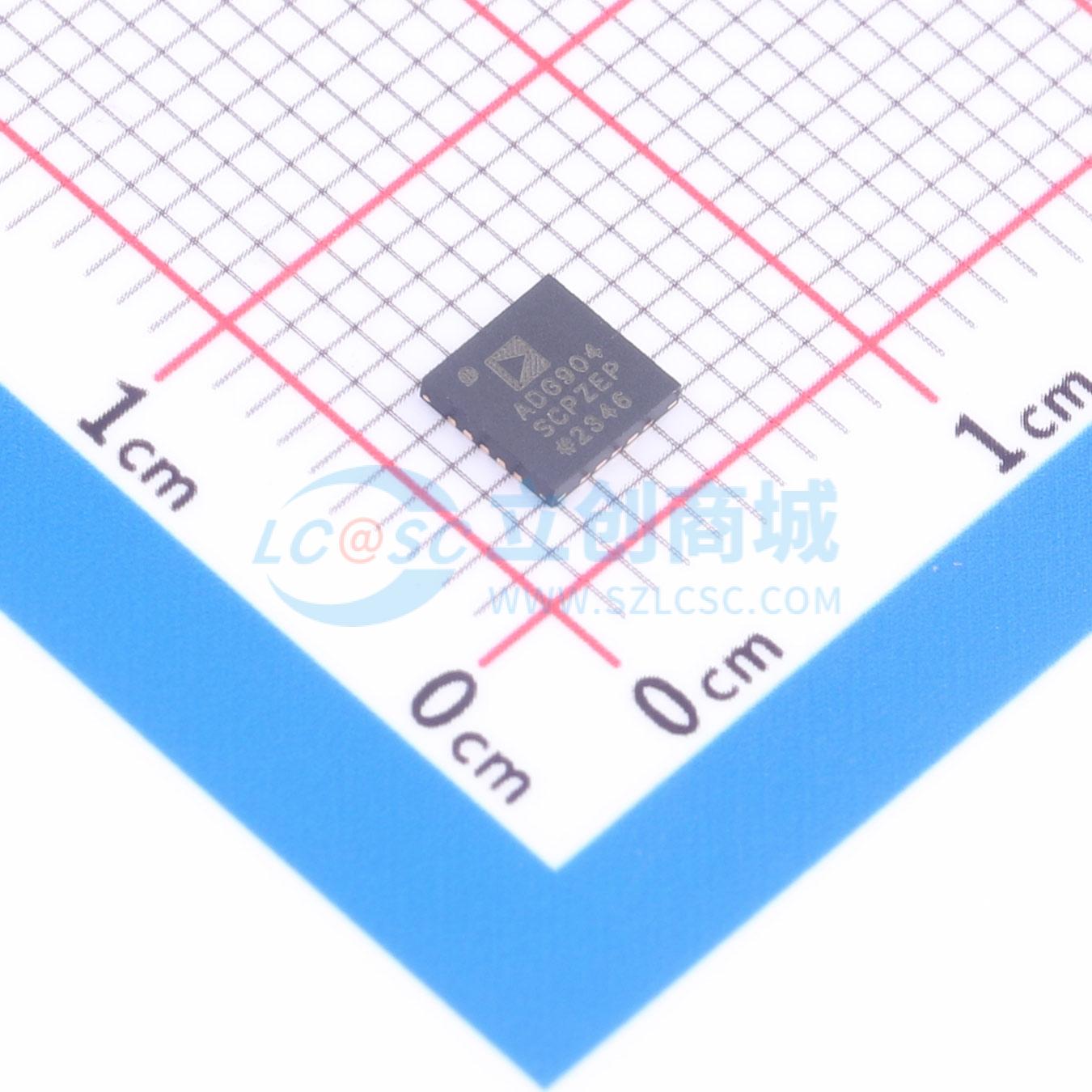 点击查看大图 ADG904SCPZ-EP实物图