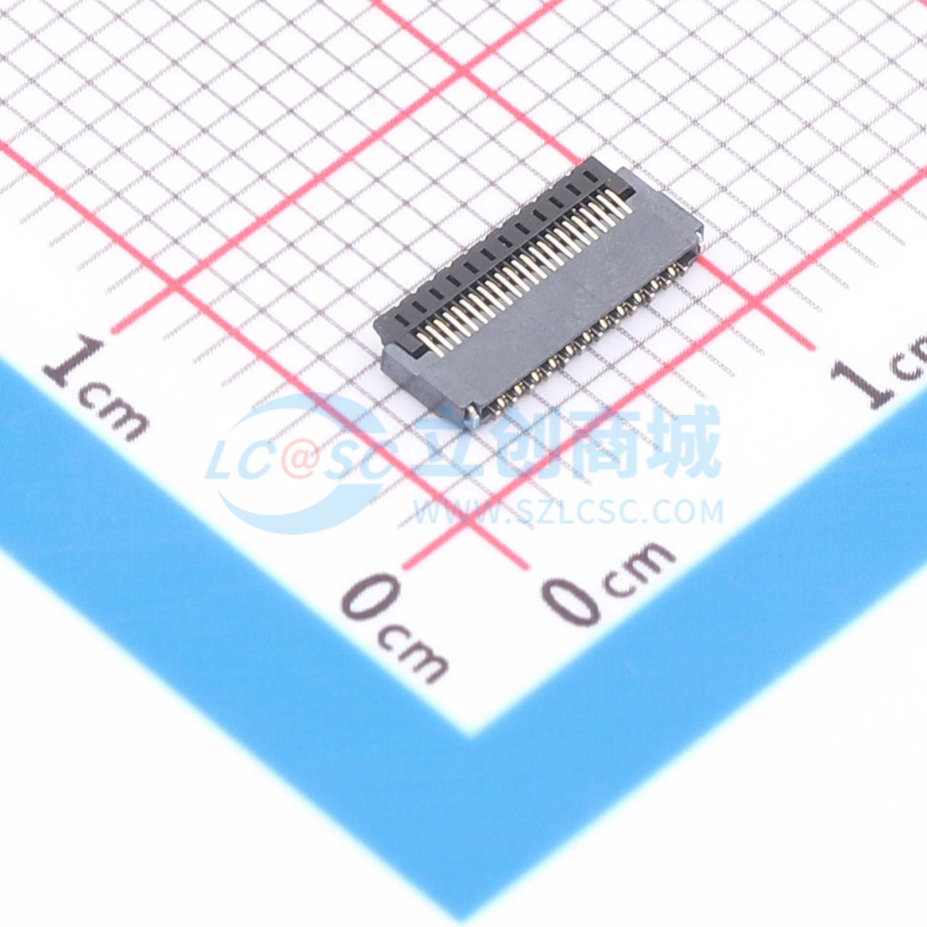 点击查看大图 LXW-FPC35C-23S-0.3SH-01实物图