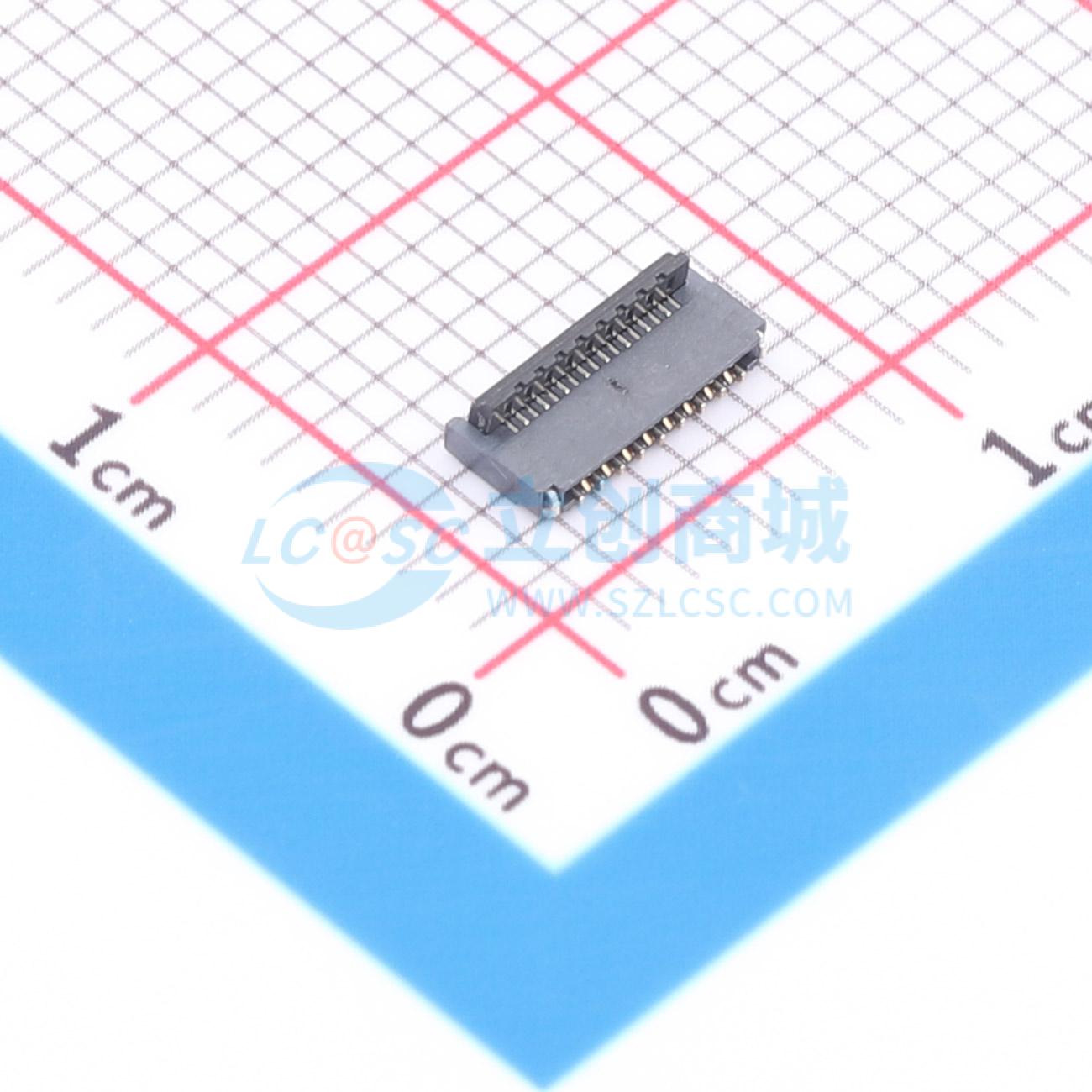 点击查看大图 LXW-FPC35C-17S-0.3SH-01实物图