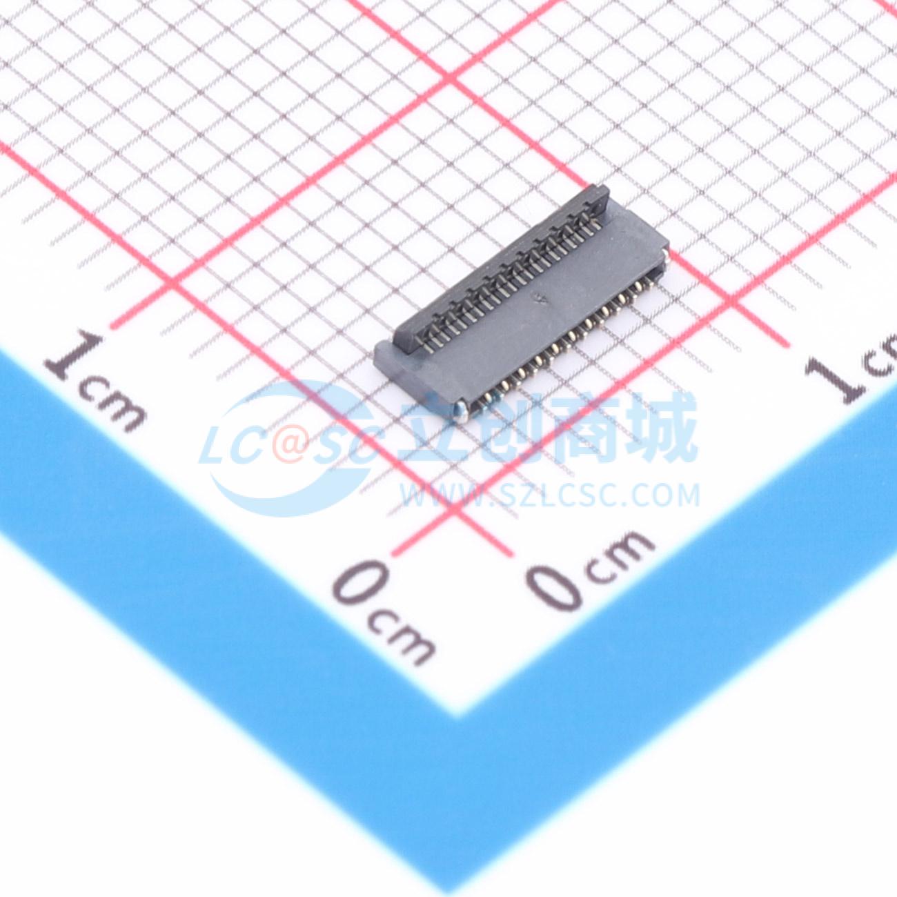 点击查看大图 LXW-FPC35C-21S-0.3SH-01实物图