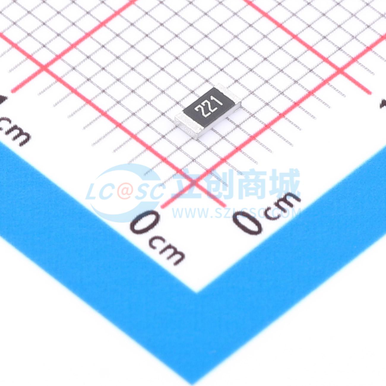 点击查看大图 FRP1206J221 TS实物图