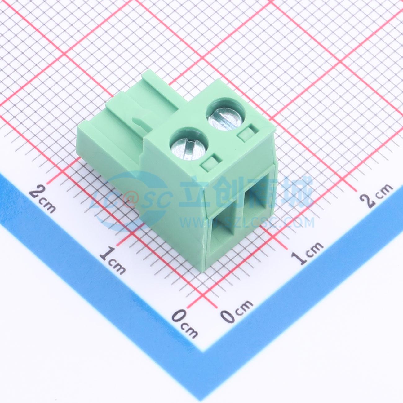 点击查看大图 LAIL-PTB5.08-2P-GN-01-MC实物图