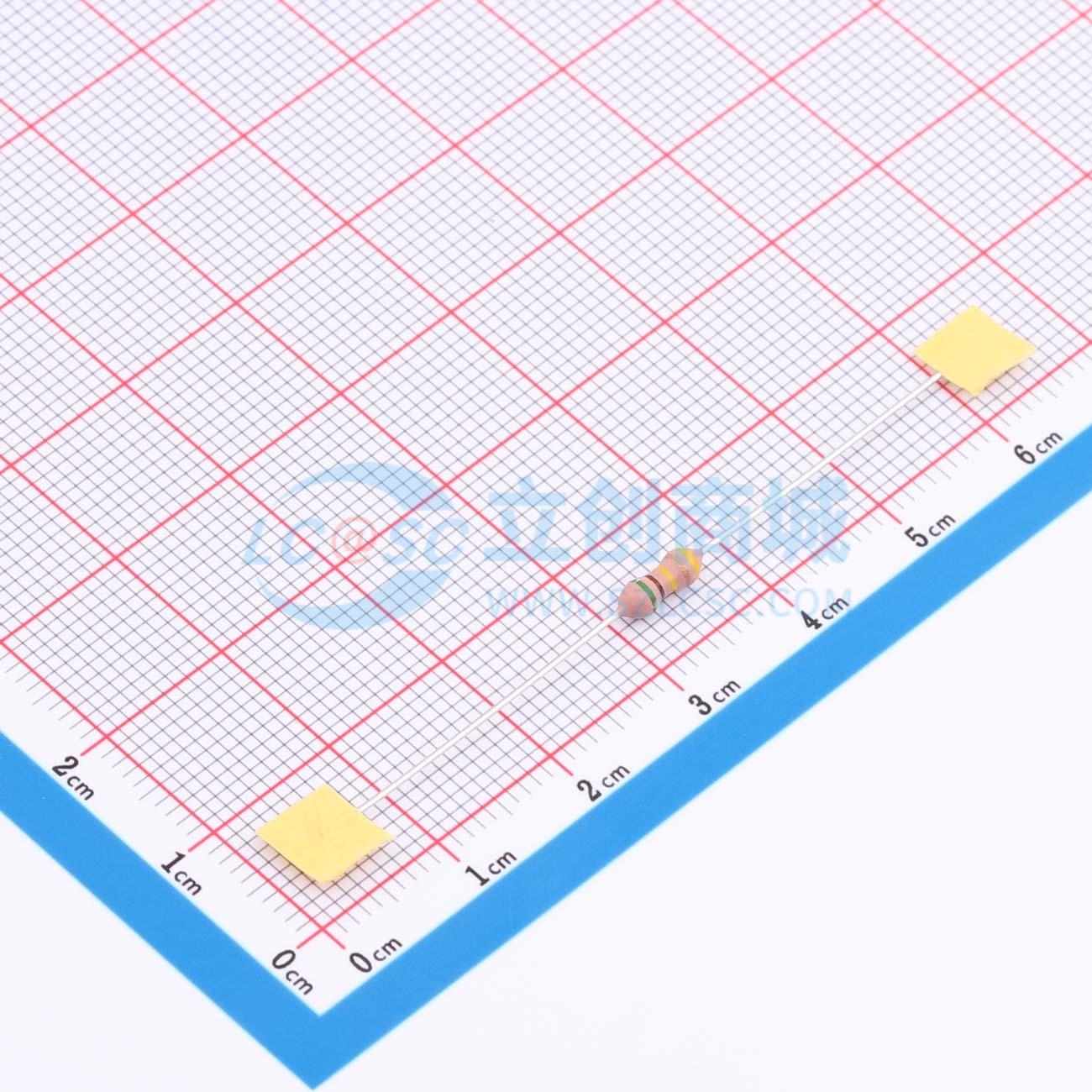 点击查看大图 RI40-1/2WS-510KΩ±5% T实物图