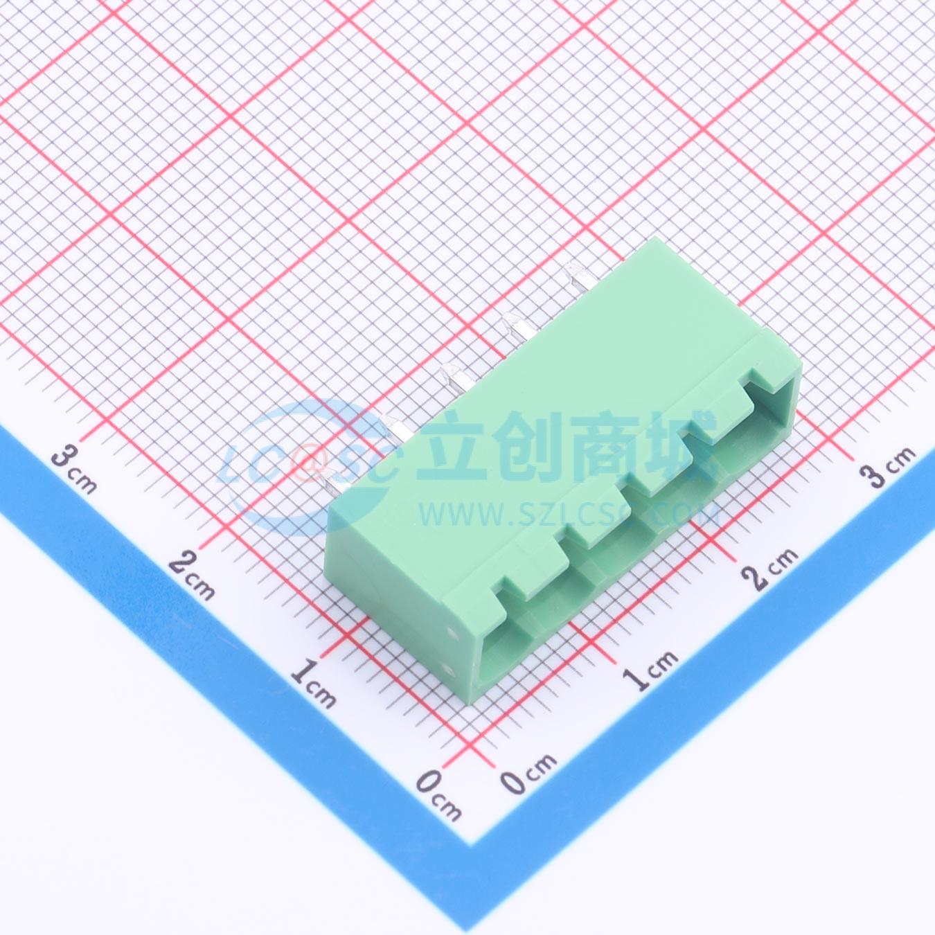 点击查看大图 LAIL-PTB5.08-5P-GN-01-ZC实物图